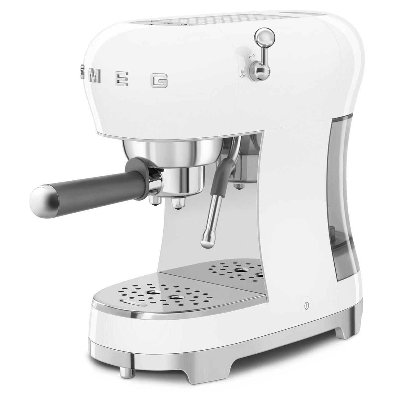 White - Smeg - Espresso Coffee Machine in White - 3