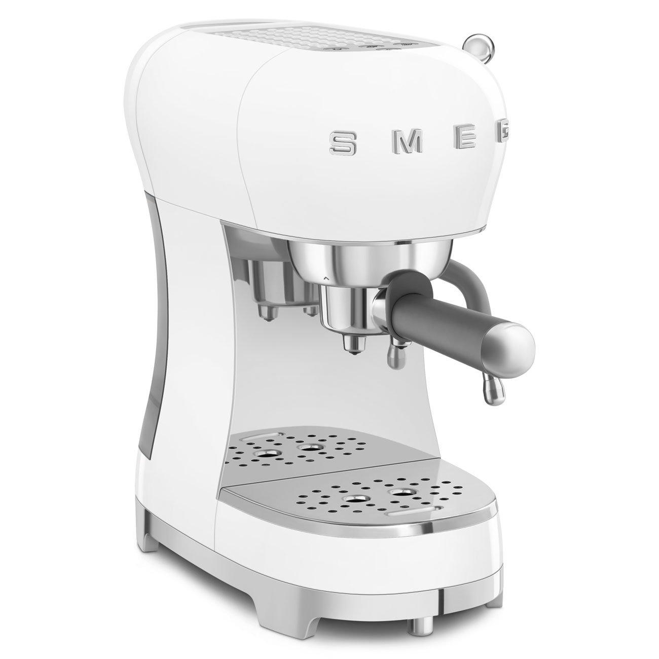White - Smeg - Espresso Coffee Machine in White - 4