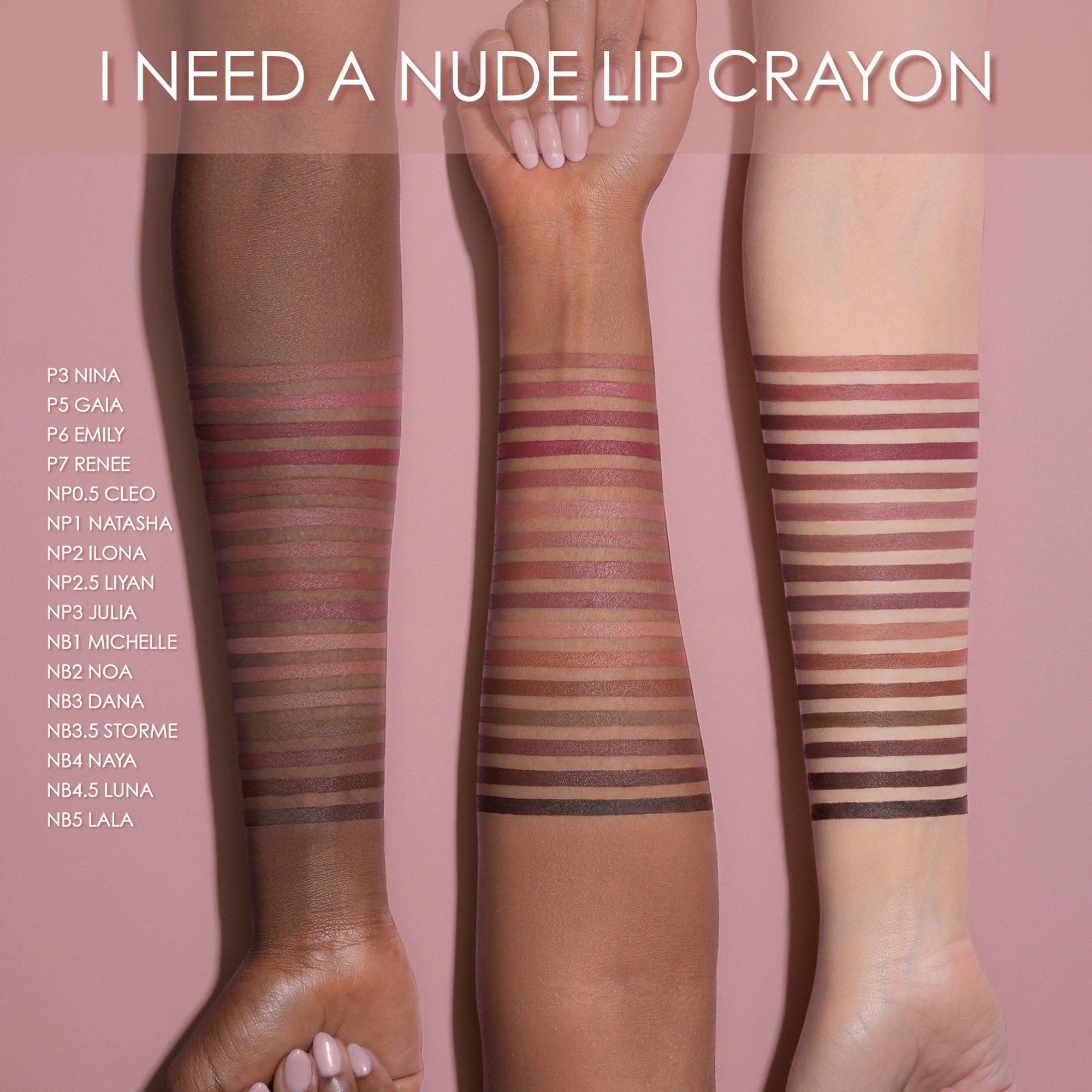 Pink - Natasha Denona - I NEED A NUDE LIP CRAYON - 3