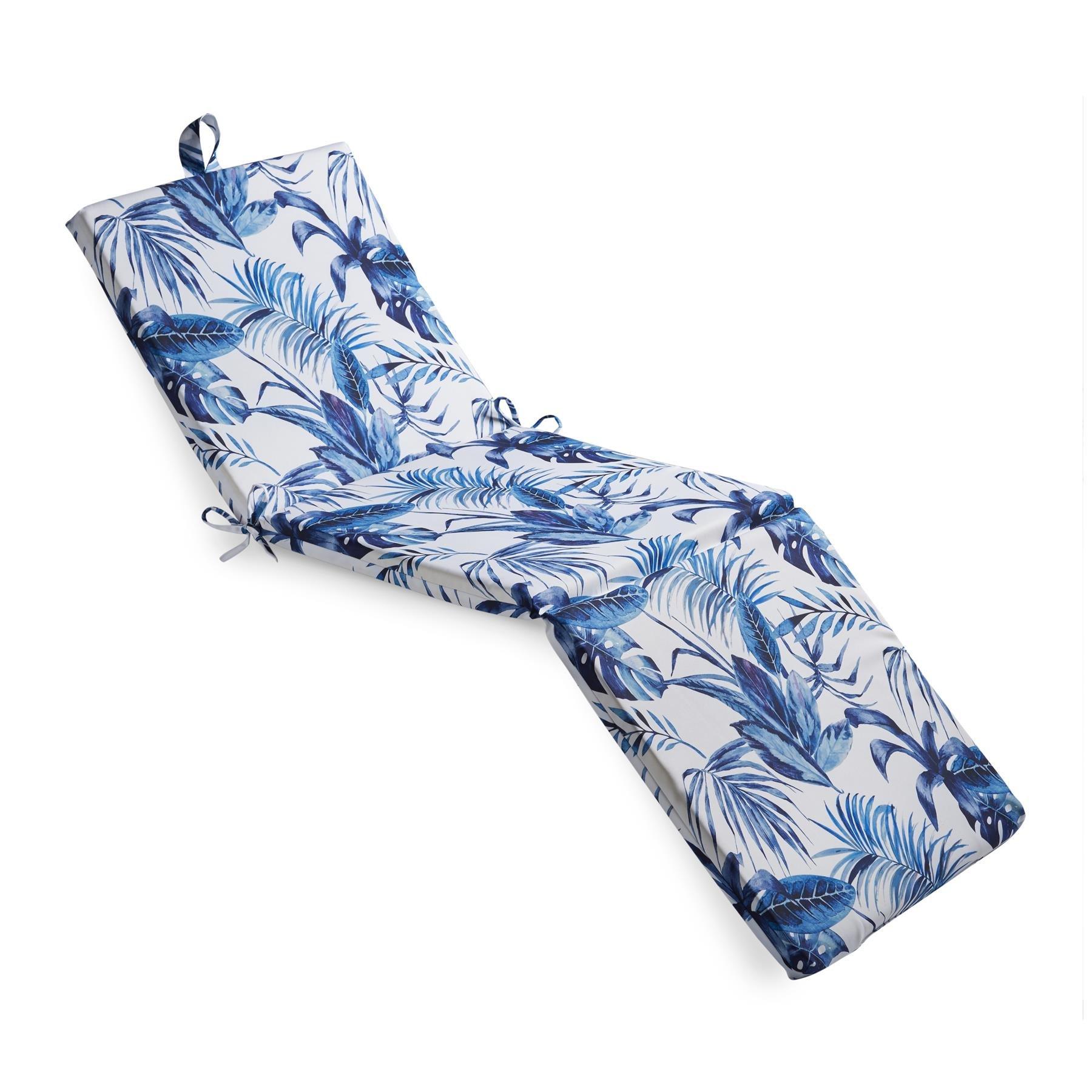 Blue - Alan Symonds - Tropical Lounge Seat Pad - 1