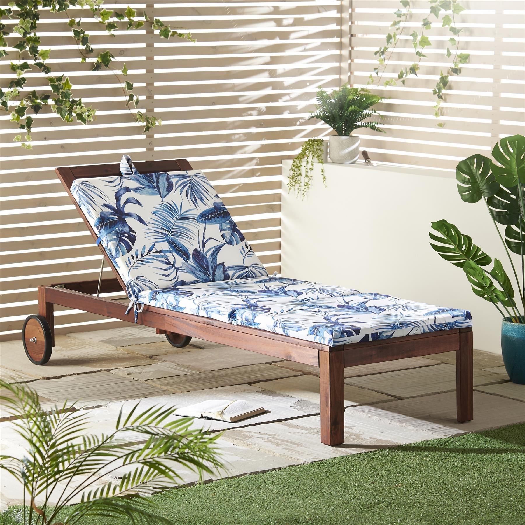 Blue - Alan Symonds - Tropical Lounge Seat Pad - 5
