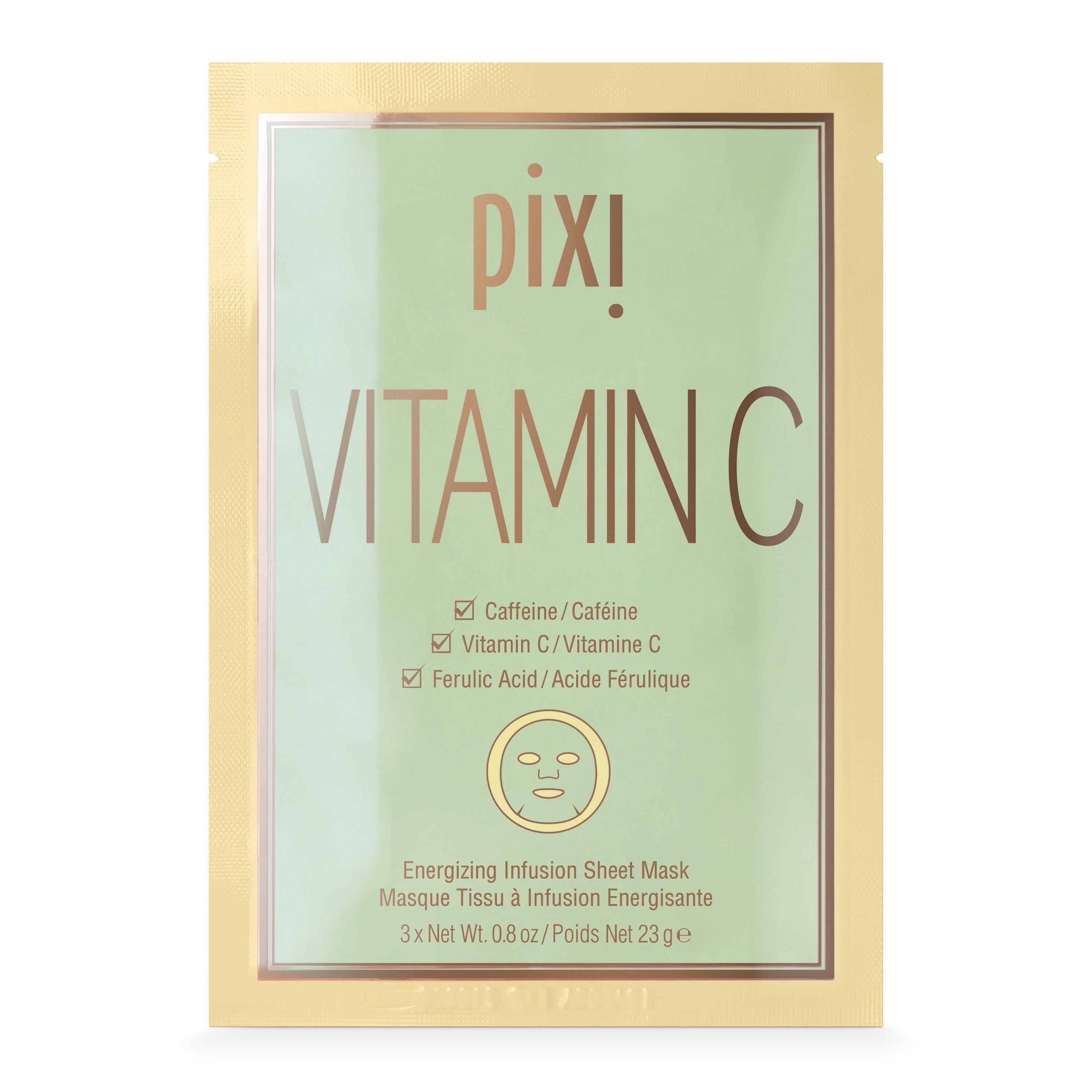 Sheet - Pixi - Brightening & Firming Vitamin-C Sheet Face Mask (x3) - 2