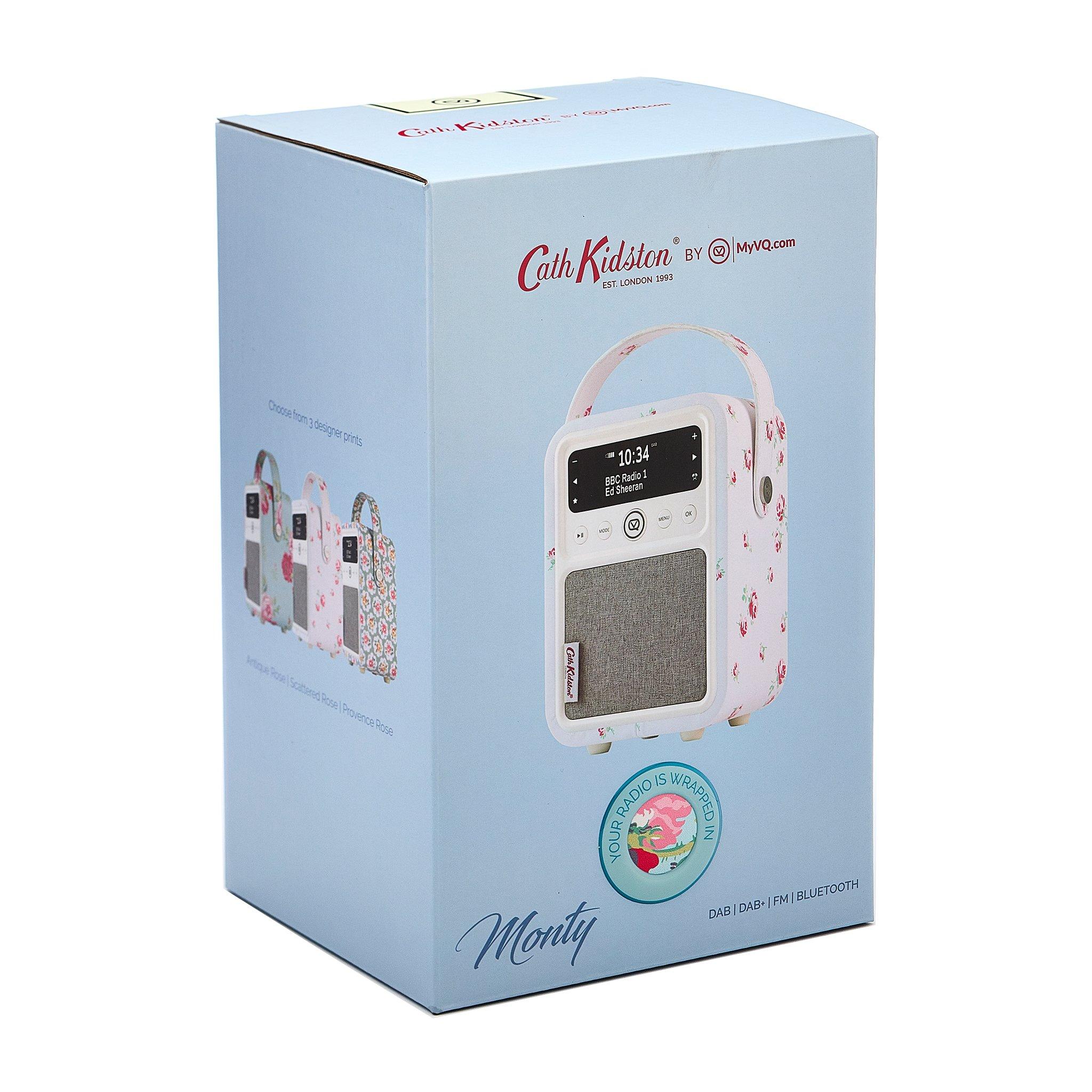White - View Quest - VQ Monty DAB Radio Cath Kidston Antique Rose - 6