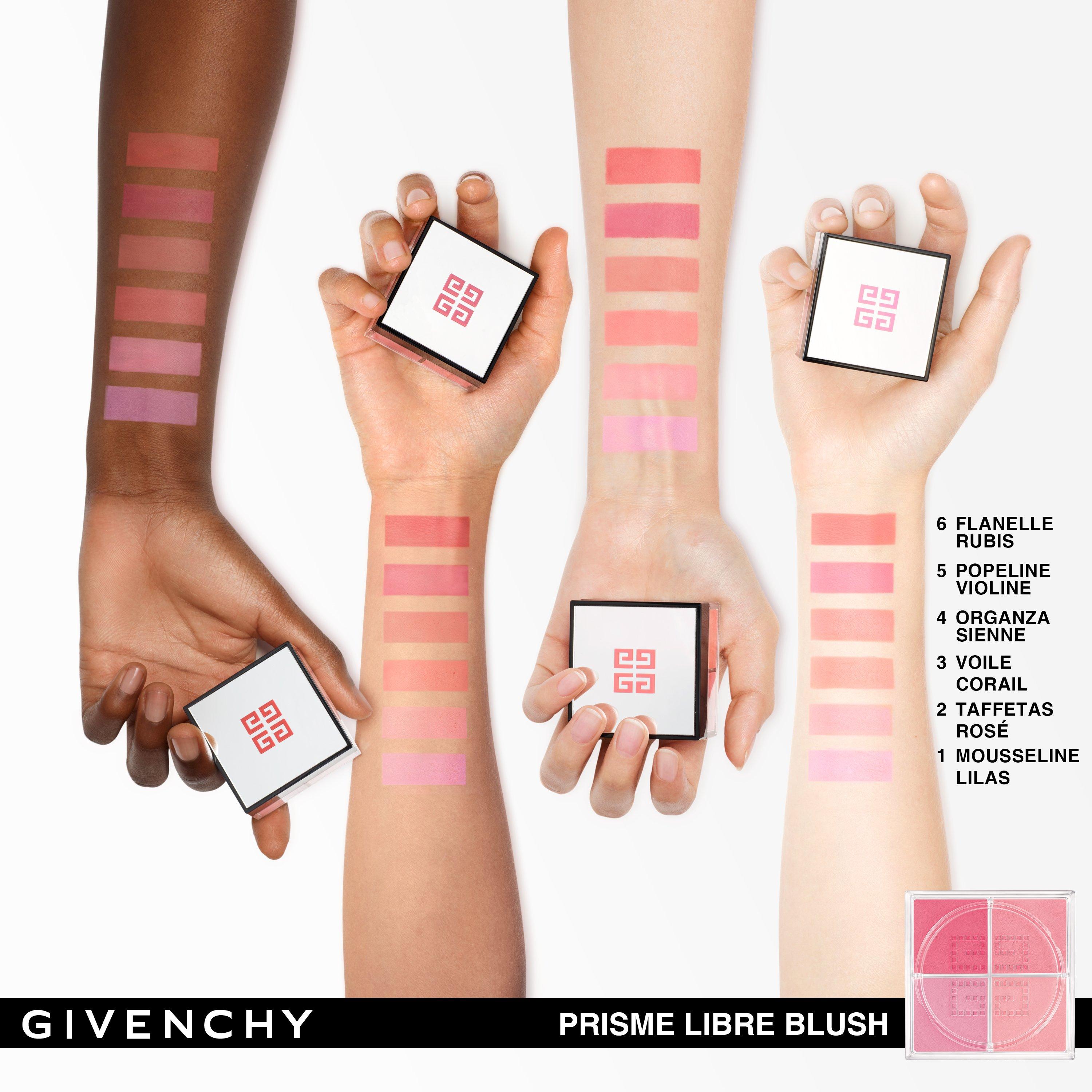 06 Flan R - GIVENCHY - Prisme Libre Blush the first 4-colour loose powder blush - 4