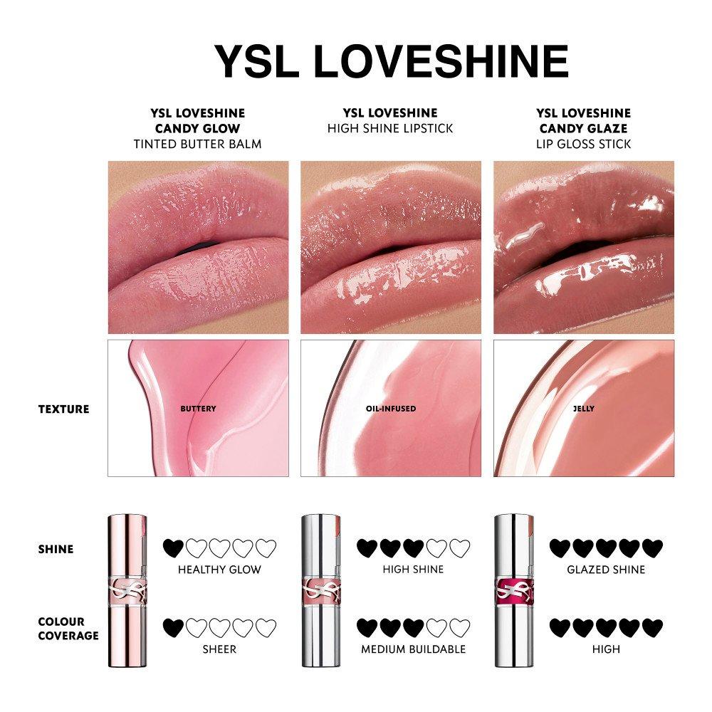 16 - Yves Saint Laurent - Ysl Loveshine Candy Glaze Lip Gloss In A Stick - 3