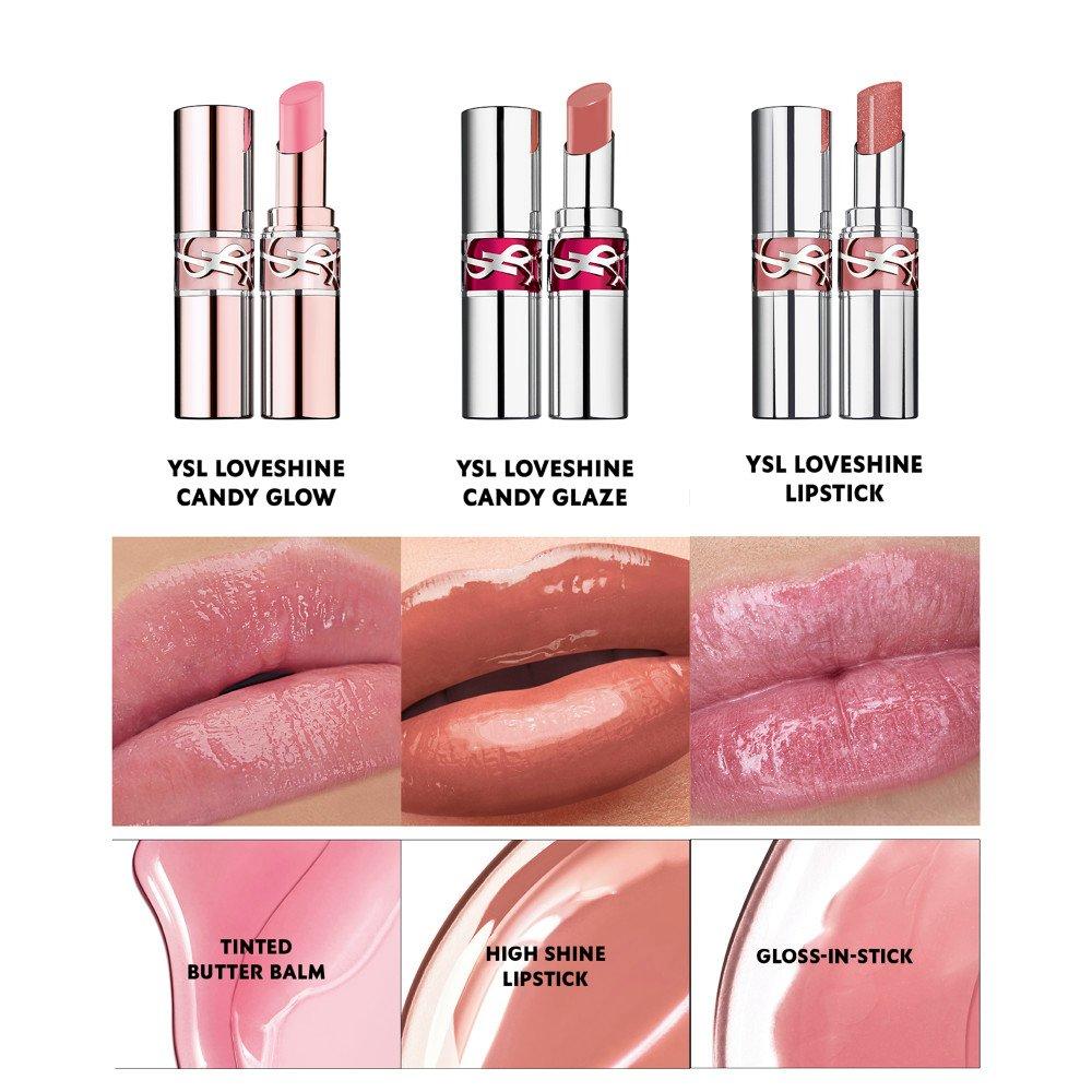 18 - BUBBLE GUM - Yves Saint Laurent - Ysl Loveshine Candy Glaze Lip Gloss In A Stick - 8