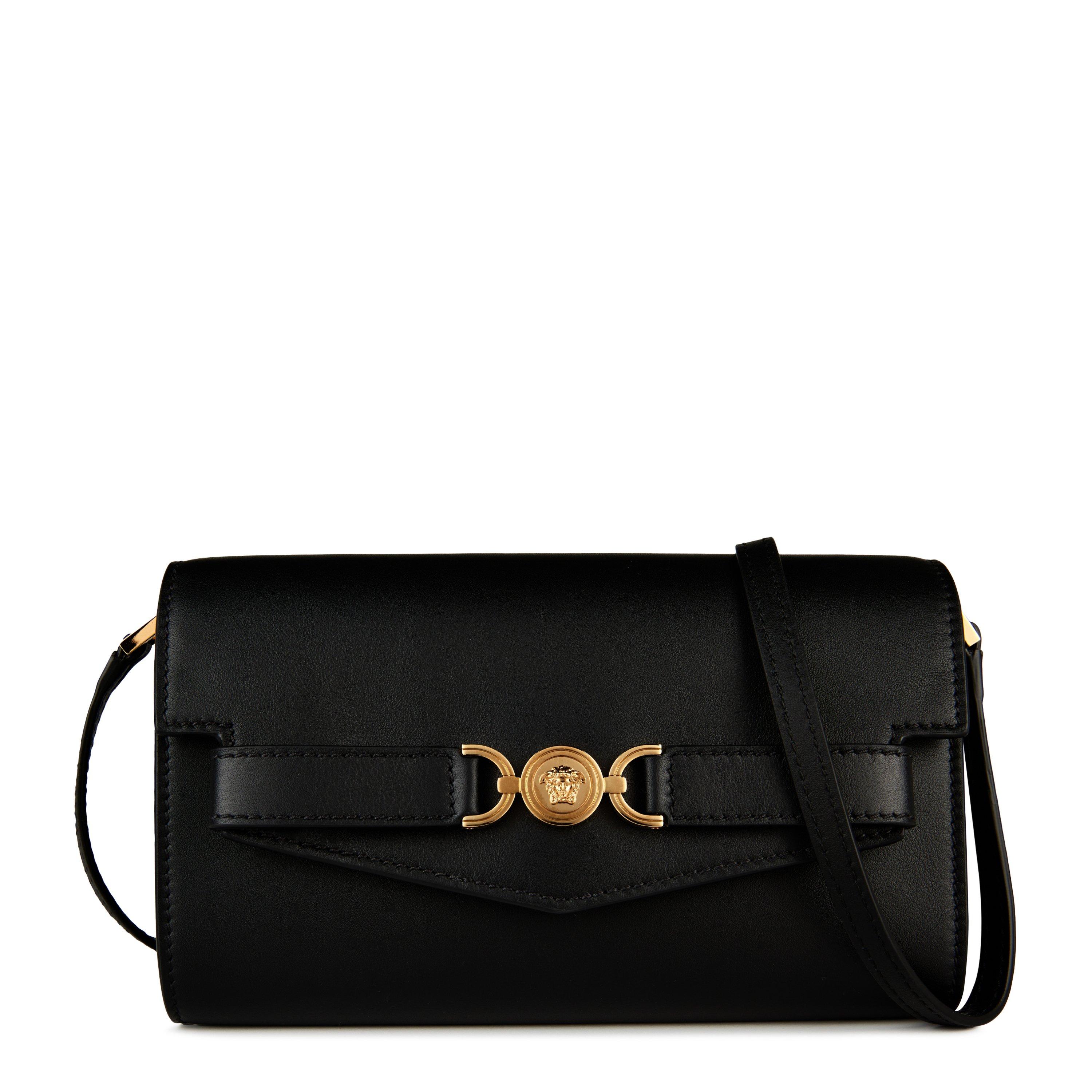 Black/Gold - Versace - Medusa Mini Bag - 1