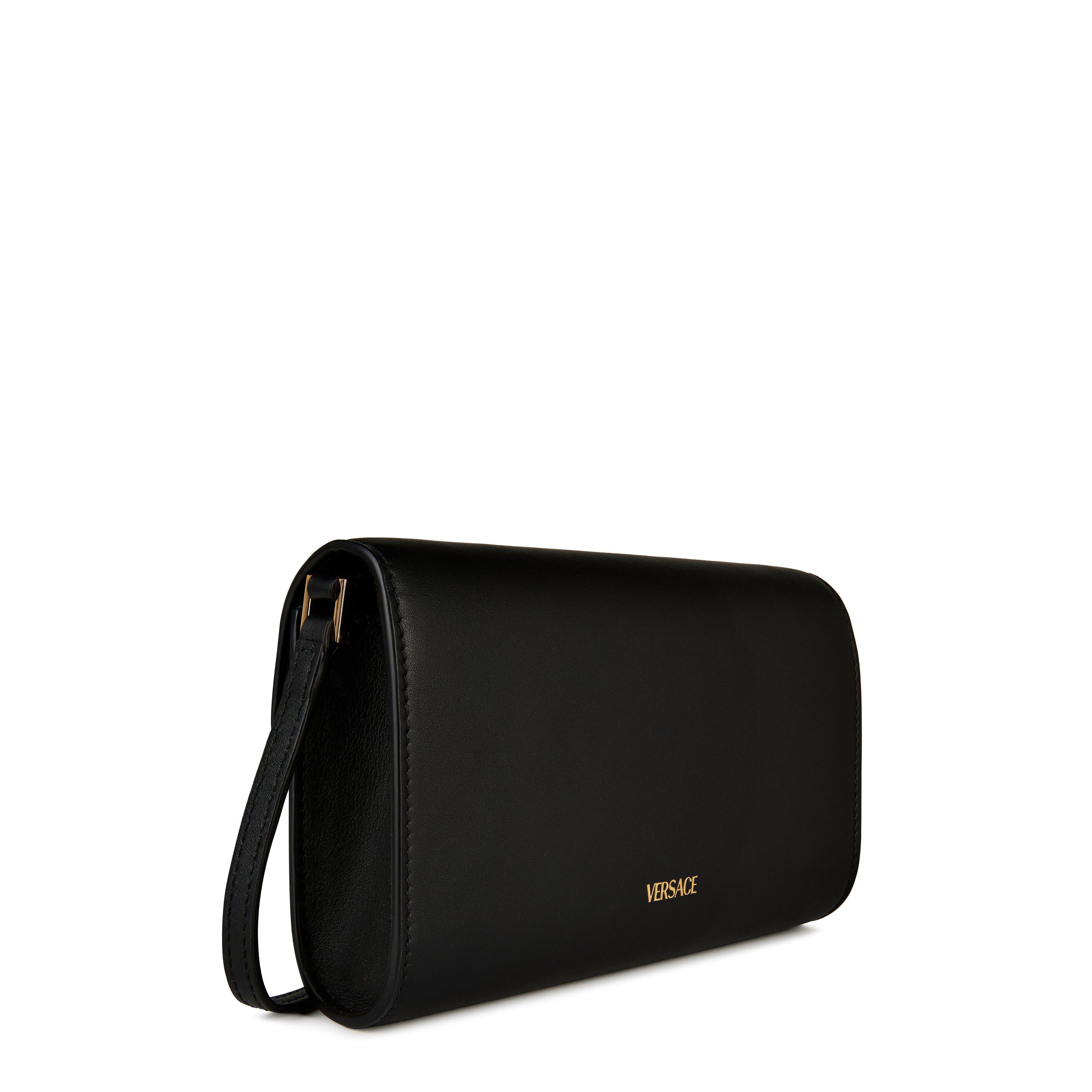 Black/Gold - Versace - Medusa Mini Bag - 3