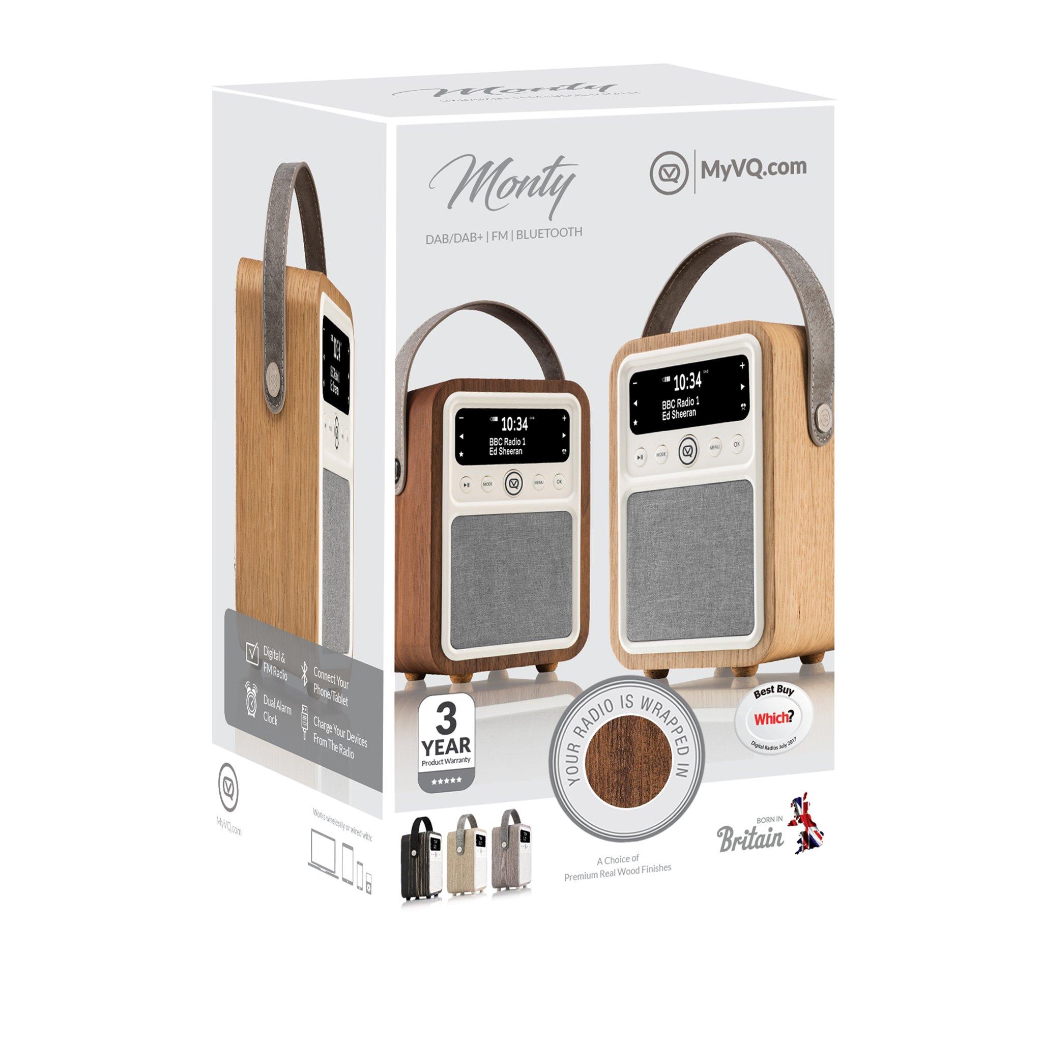 Walnut - View Quest - Monty DAB Radio Walnut - 6