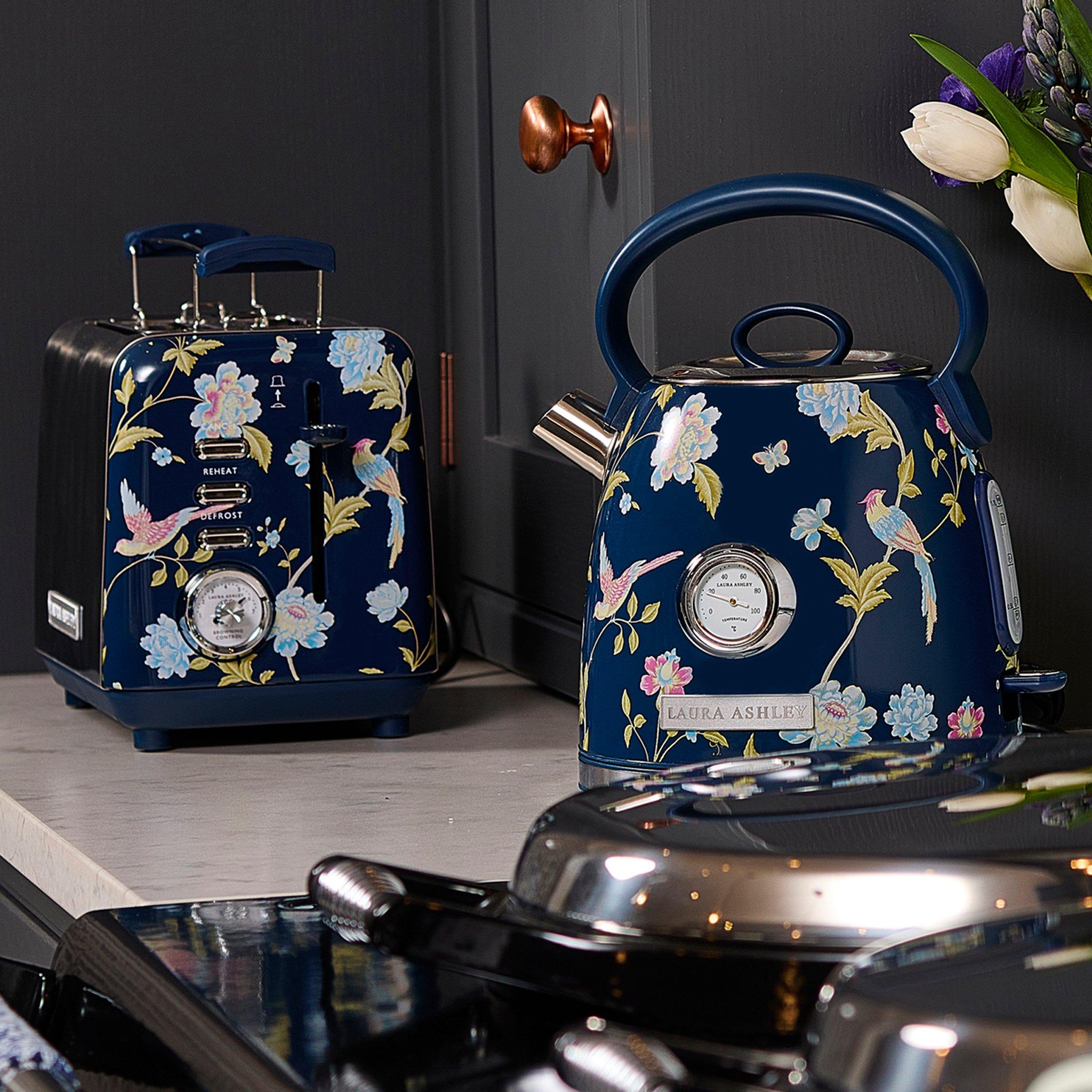 Blue - View Quest - Laura Ashley 2 Slice Toaster Elveden Blue Silver - 2