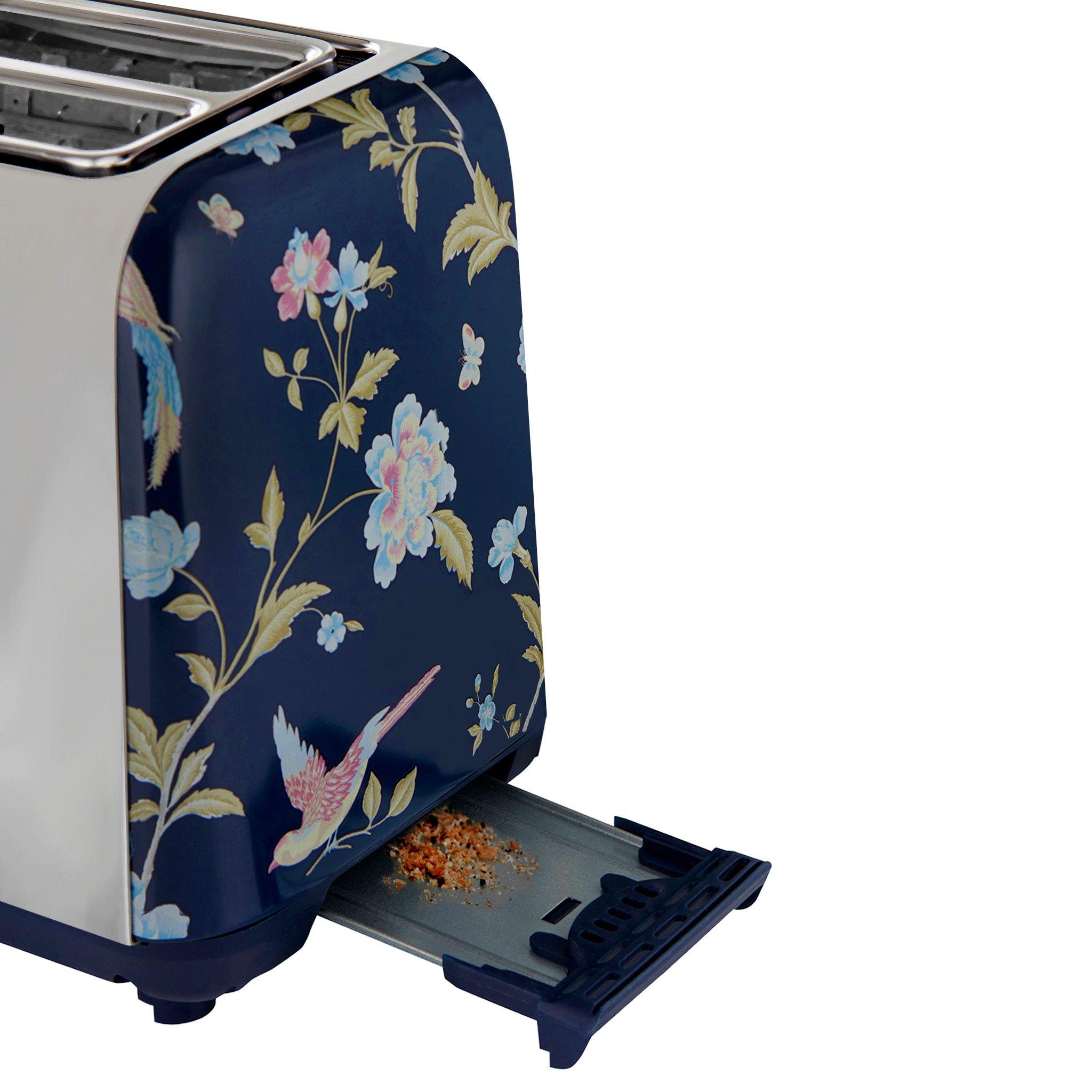 Blue - View Quest - Laura Ashley 2 Slice Toaster Elveden Blue Silver - 7