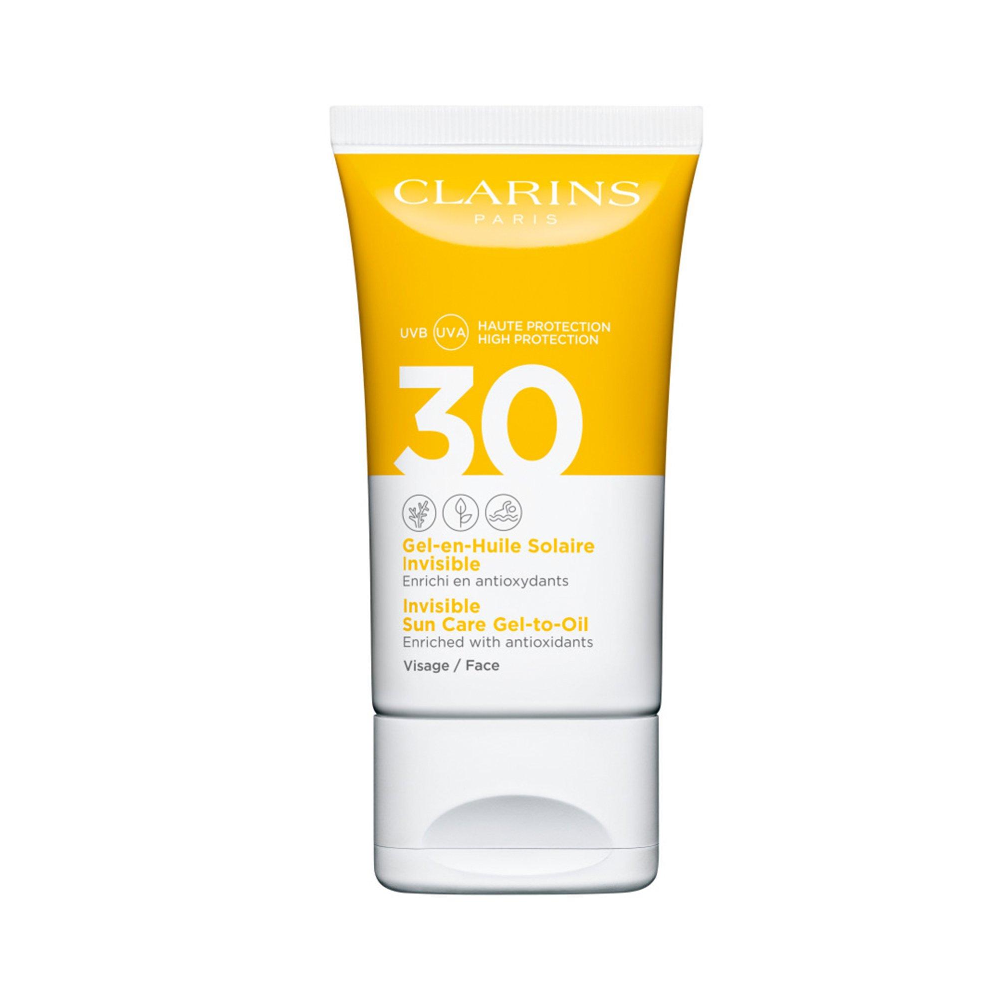 Clarins Invisible Sun Care Gel-To-Oil for Face SPF 30
