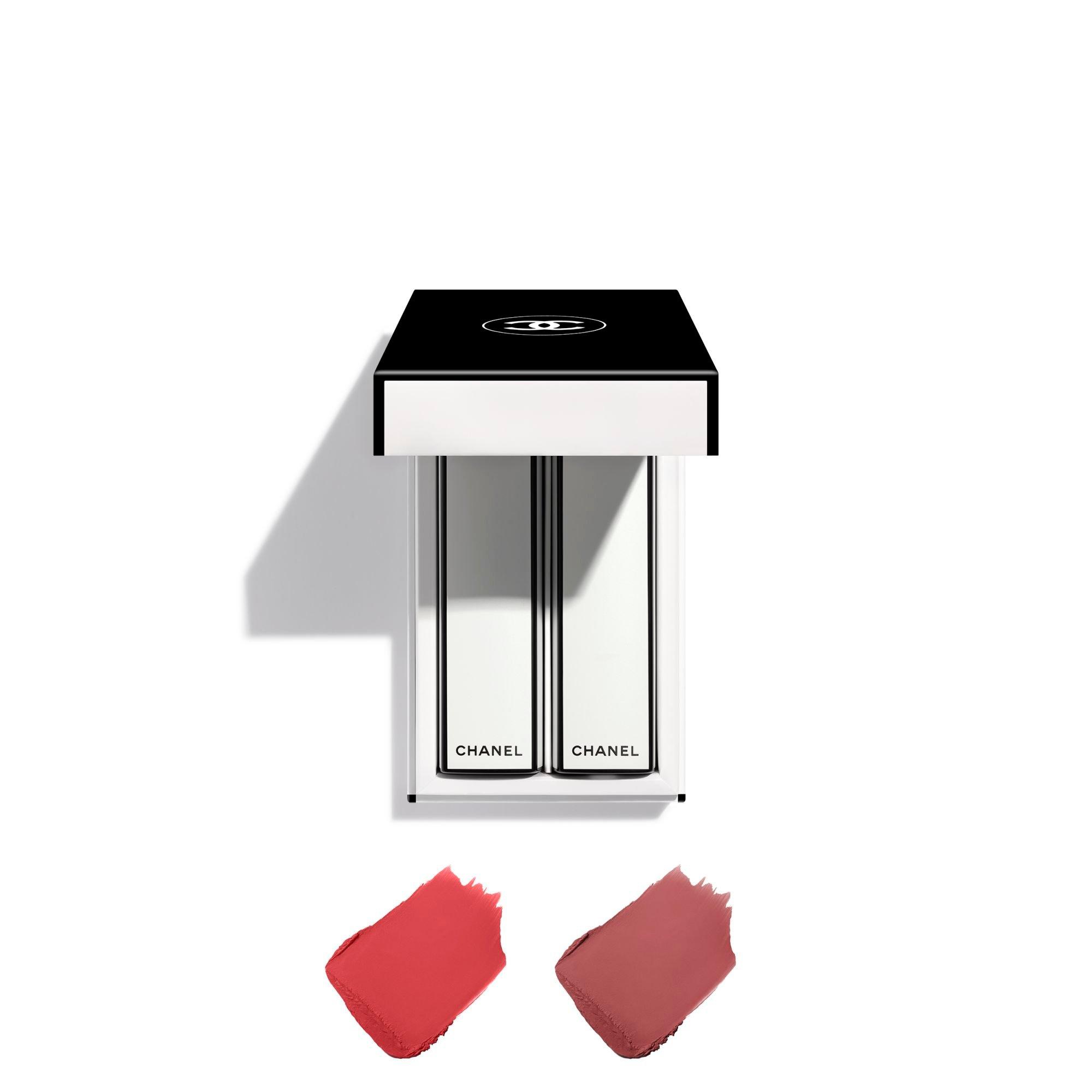 16 - CHANEL - ROUGE ALLURE VELVET NUIT BLANCHE SET LIMITED EDITION - SET OF 2 LUMINOUS MATTE LIP COLOURS