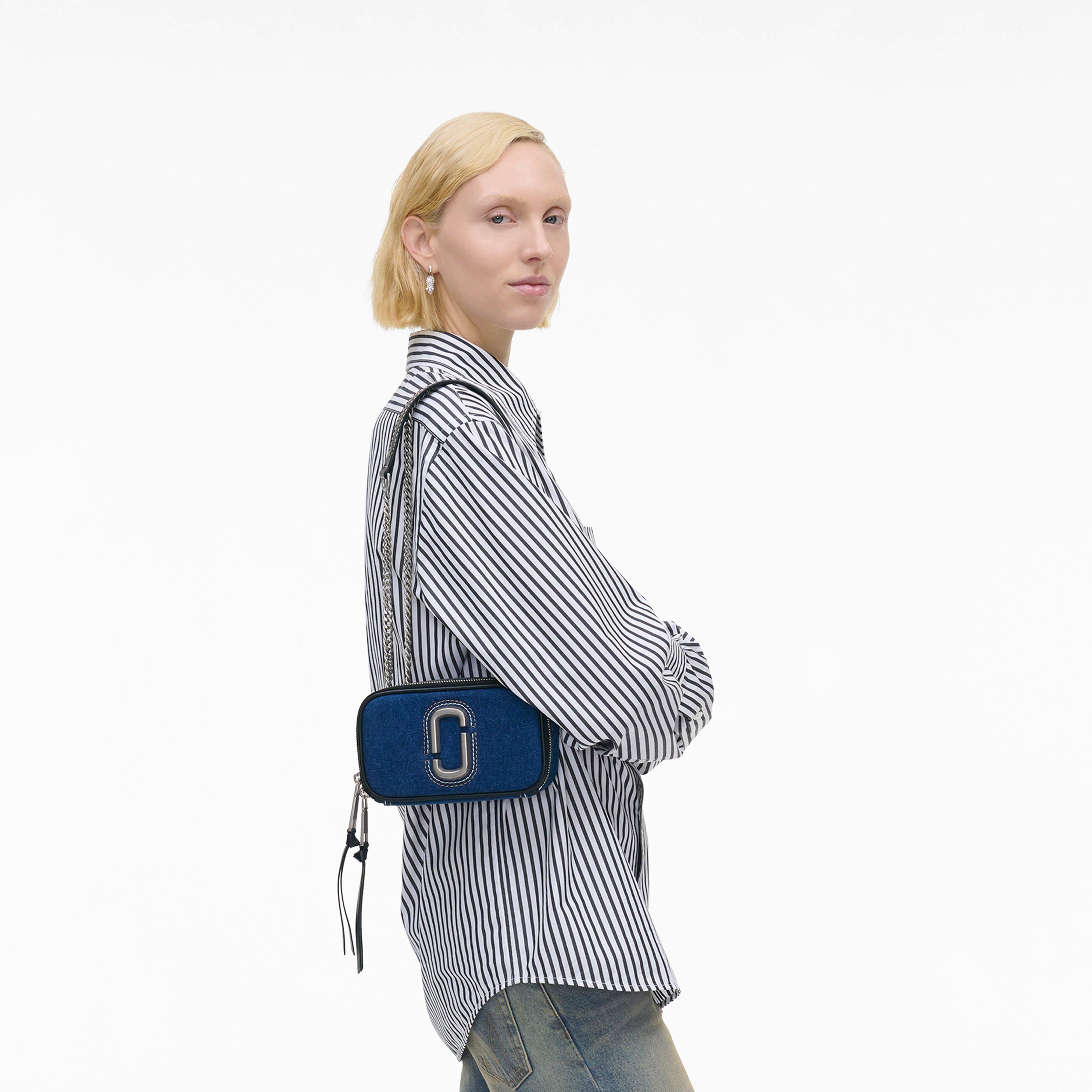 Dark Wash - Marc Jacobs - Women's Denim Snapshot Camera Bag - 8