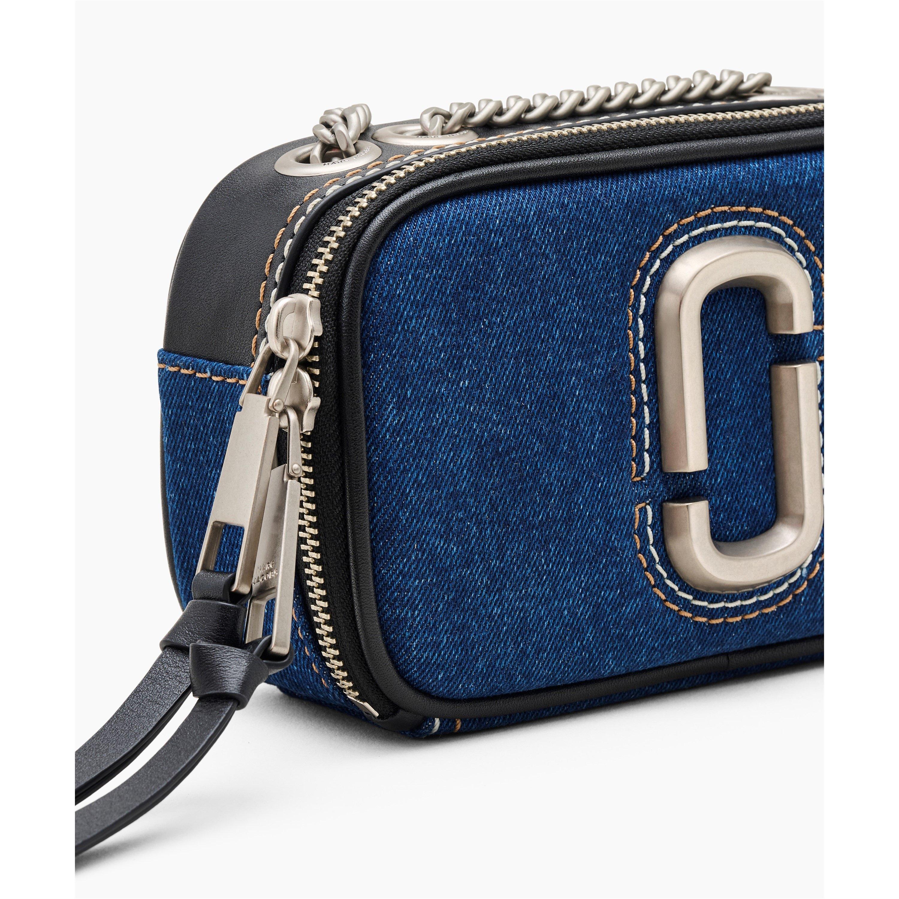 Dark Wash - Marc Jacobs - Women's Denim Snapshot Camera Bag - 4