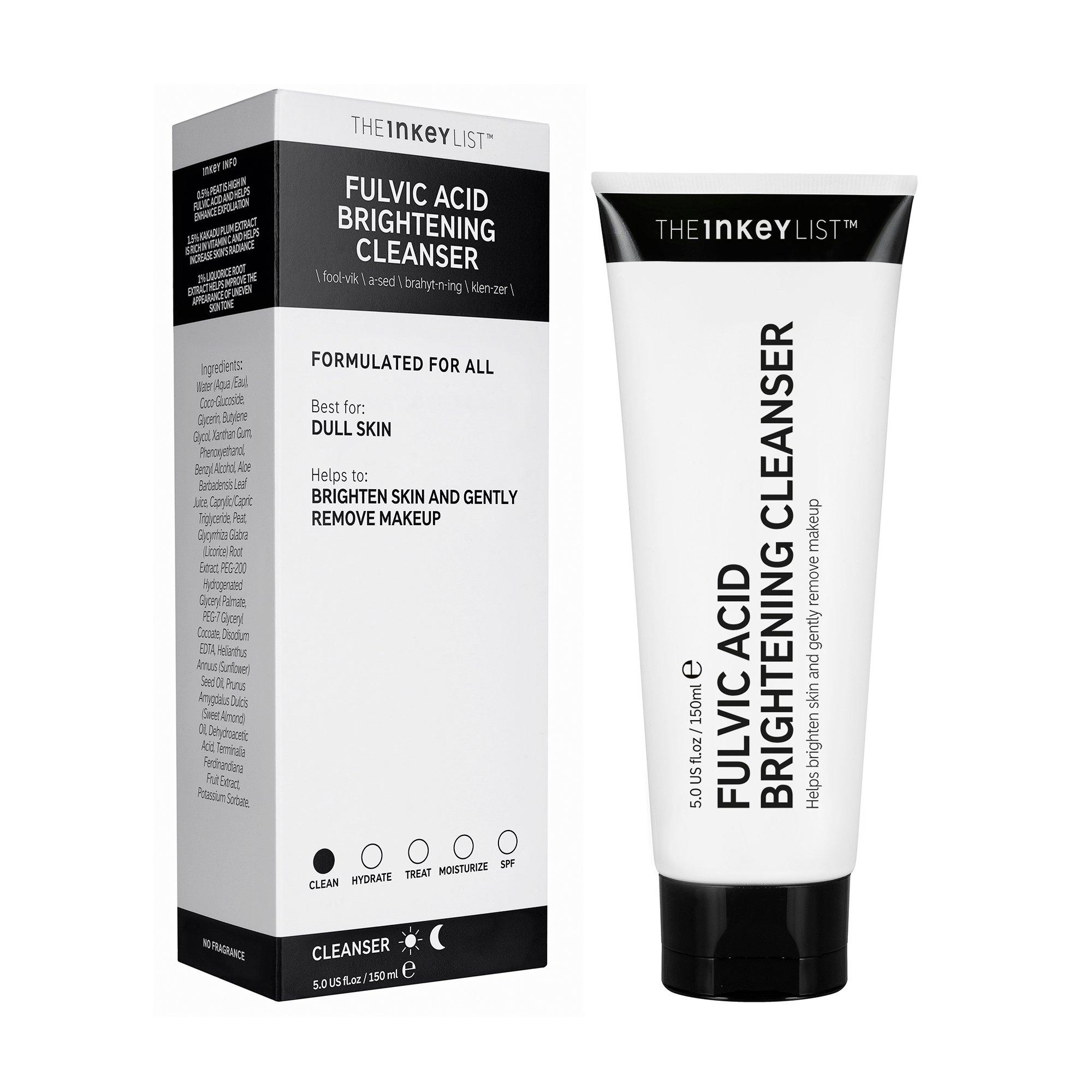Clear - The Inkey List - Fulvic Acid Brightening Cleanser - 2