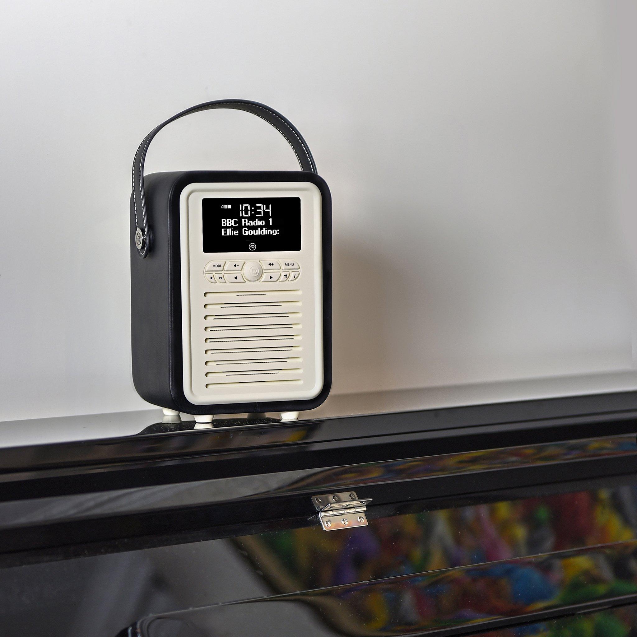 Black - View Quest - Retro Mini DAB Radio Black - 2