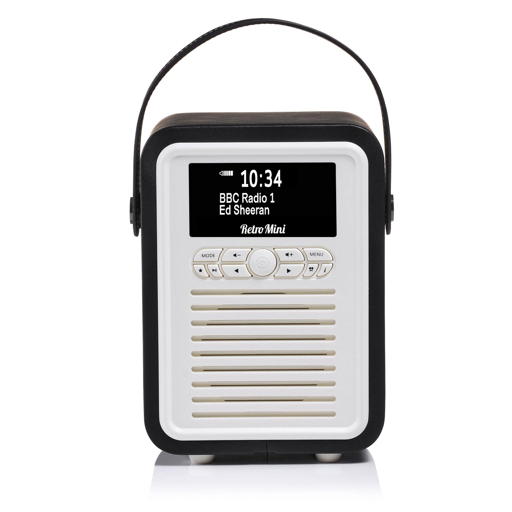 Black - View Quest - Retro Mini DAB Radio Black - 4