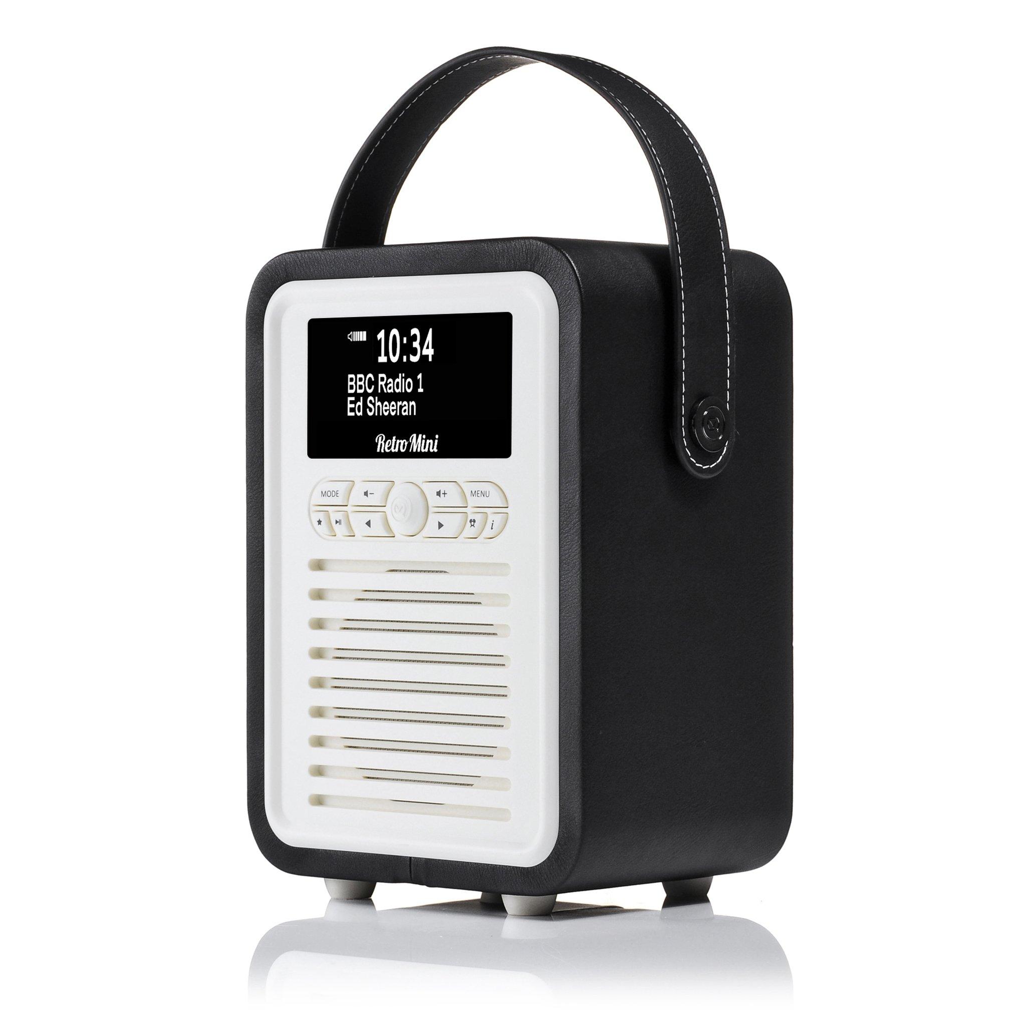 Black - View Quest - Retro Mini DAB Radio Black - 5
