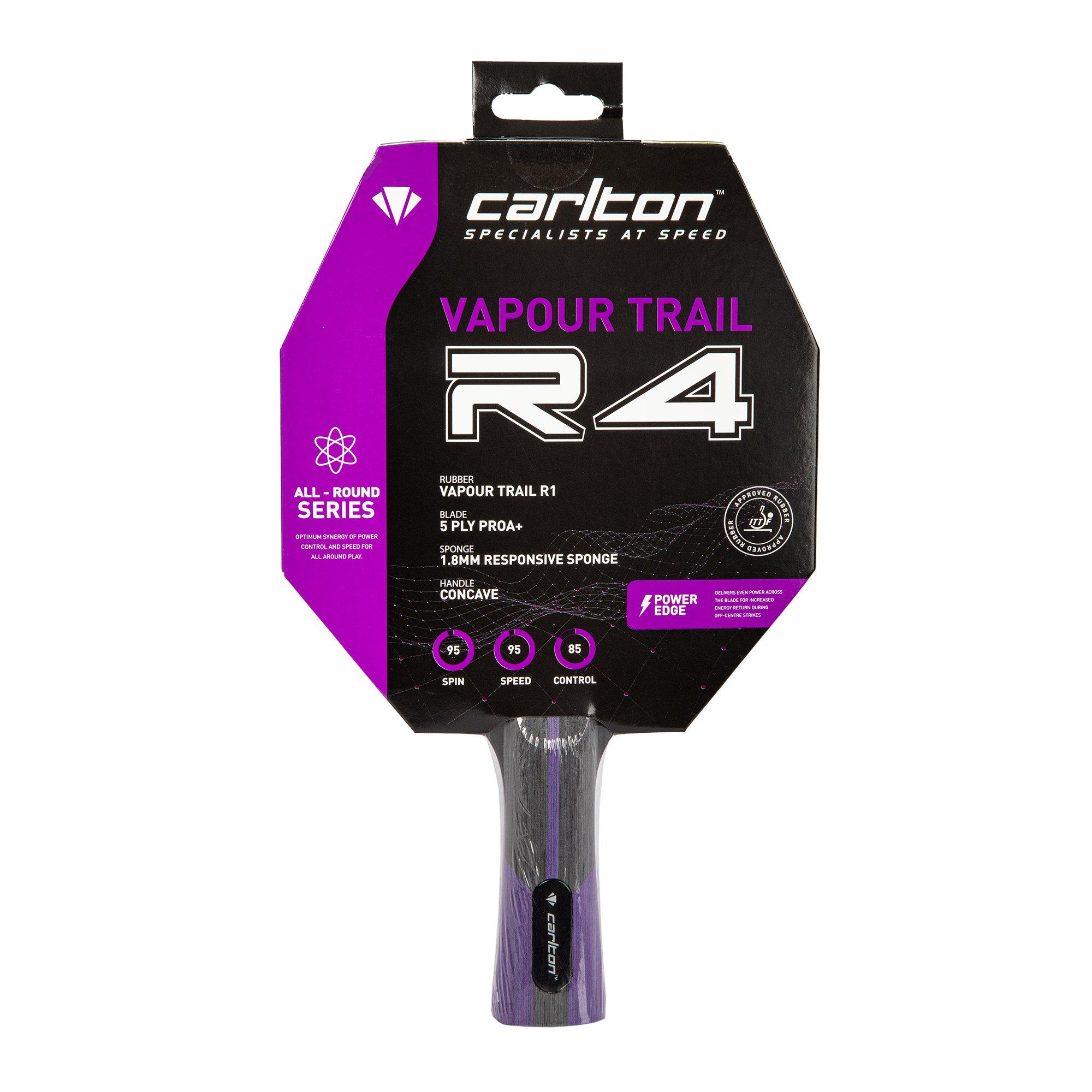 - - Carlton - Vapour Trail R4 Table Tennis Bat Adults - 1