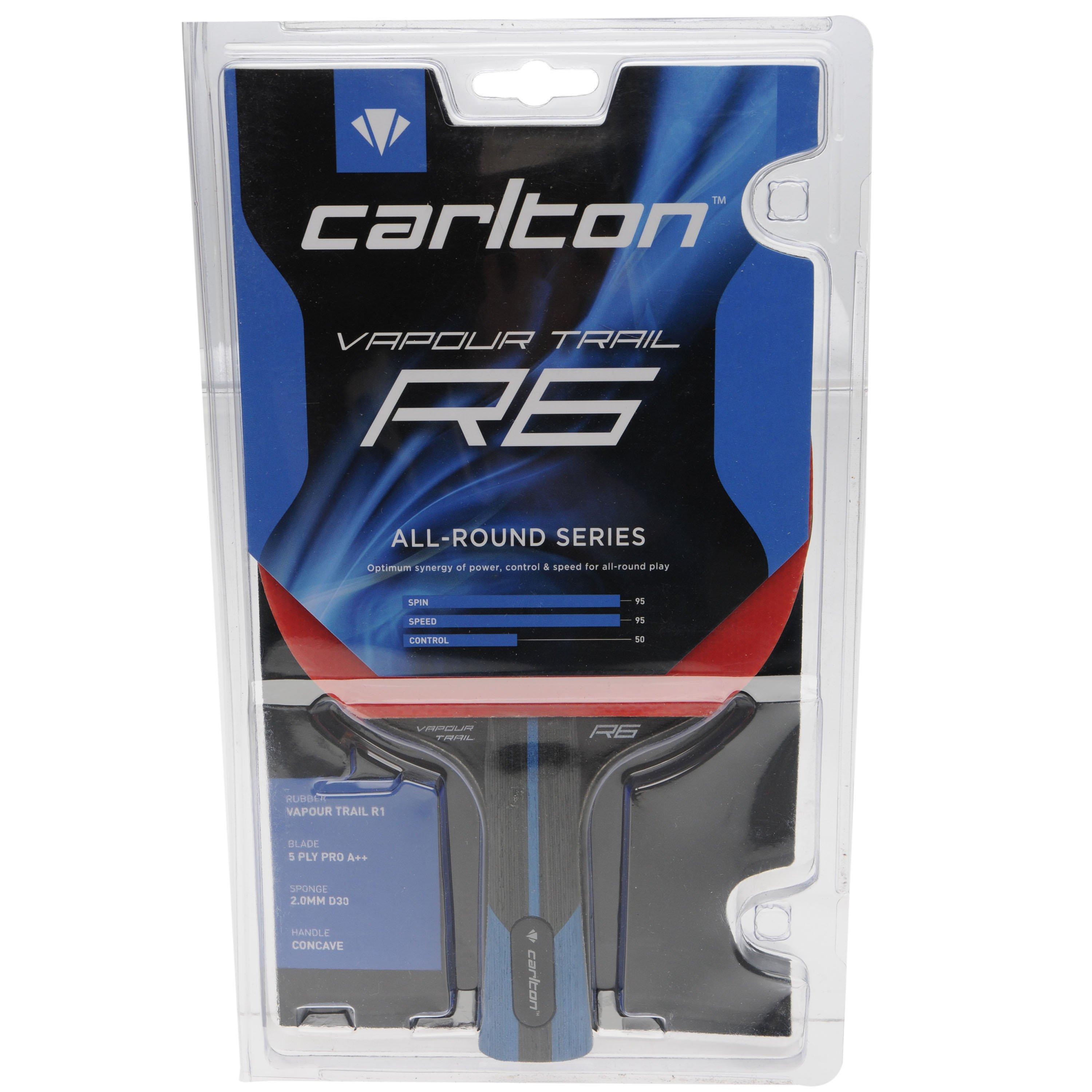 Carlton  Vapour Trail R6 Table Tennis Bat