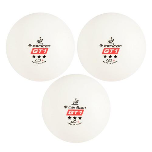 White - Carlton - GT1 3 Pack Table Tennis Balls - 2