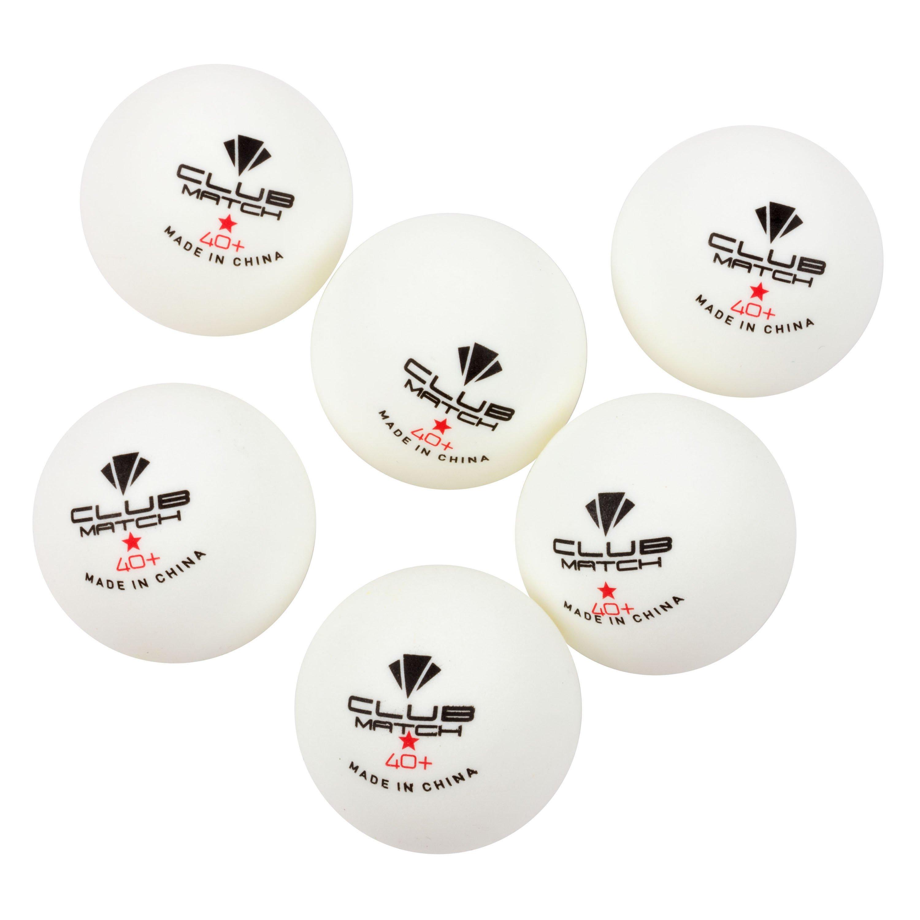 Weiß - Carlton - Club Table Tennis Balls 6 Pack Adults - 2