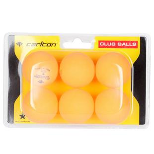 Orange - Carlton - Club Table Tennis Balls 6 Pack - 1