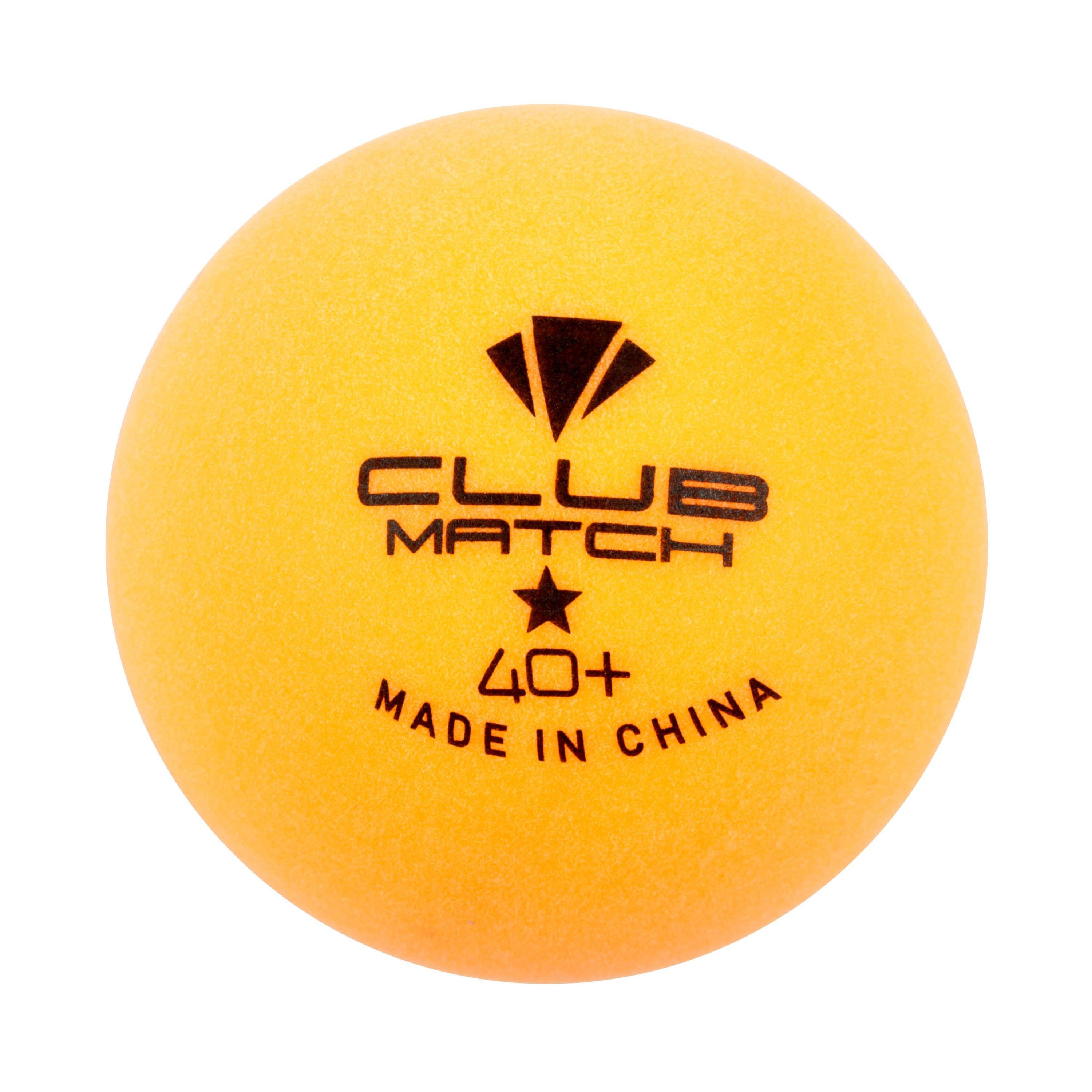 Orange - Carlton - Club Table Tennis Balls 6 Pack Adults - 3