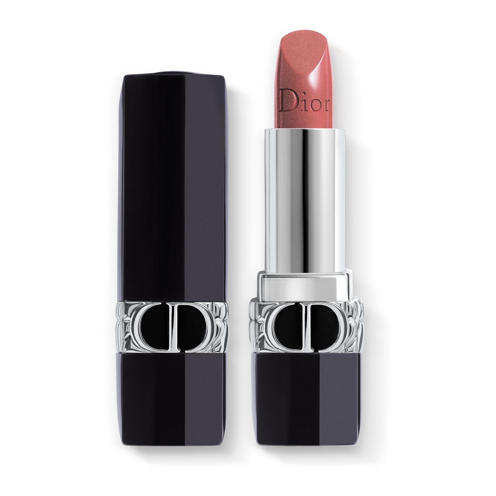 100NudeLook - DIOR - Rouge Dior Metallic finish lipstick in 100 Nude Look - 1