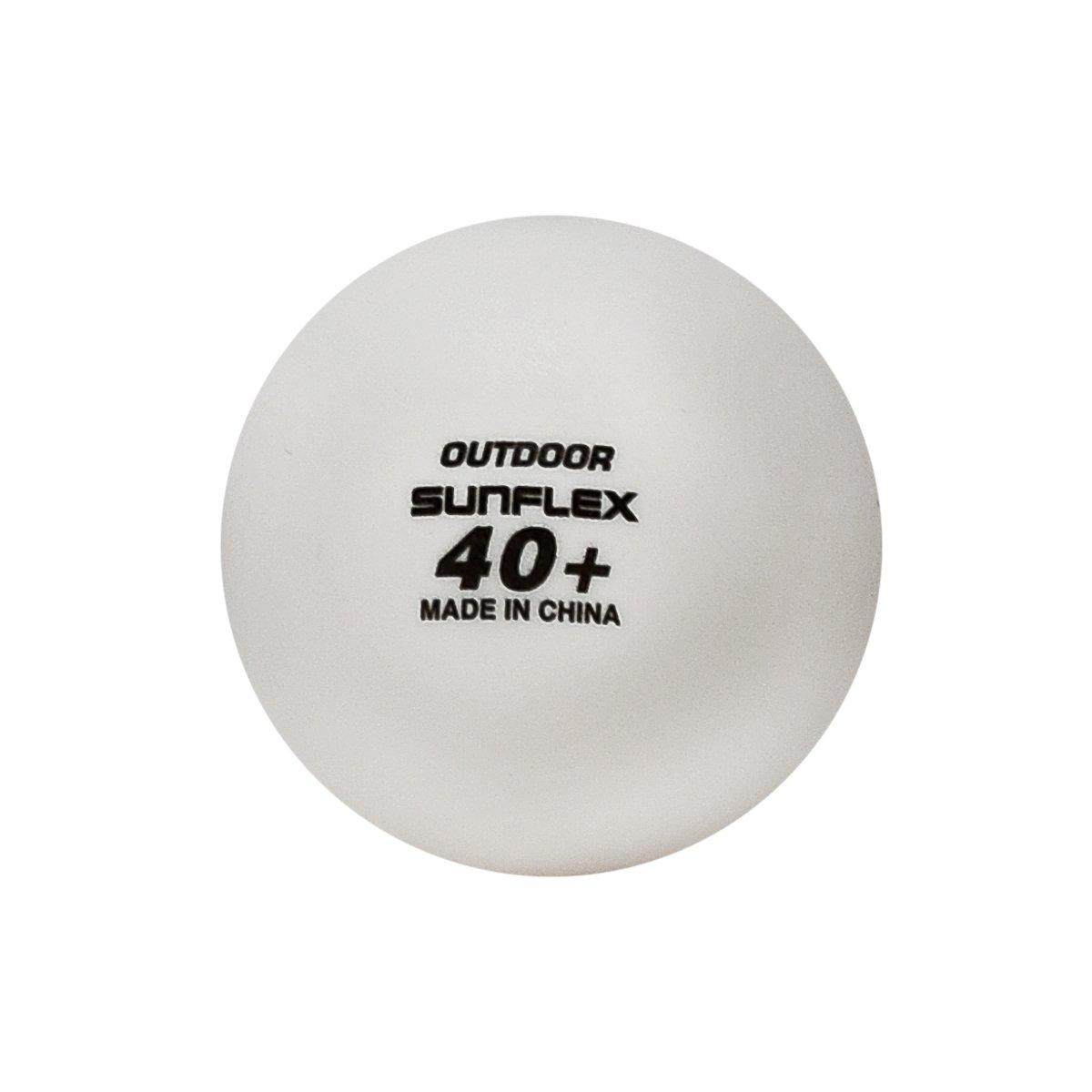 Sunflex Outdoor Table Tennis Balls 6 Pack Table Tennis Balls