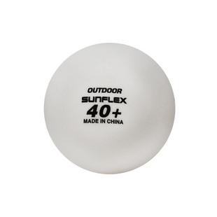 White - Sunflex - Outdoor Table Tennis Balls 6 Pack - 2