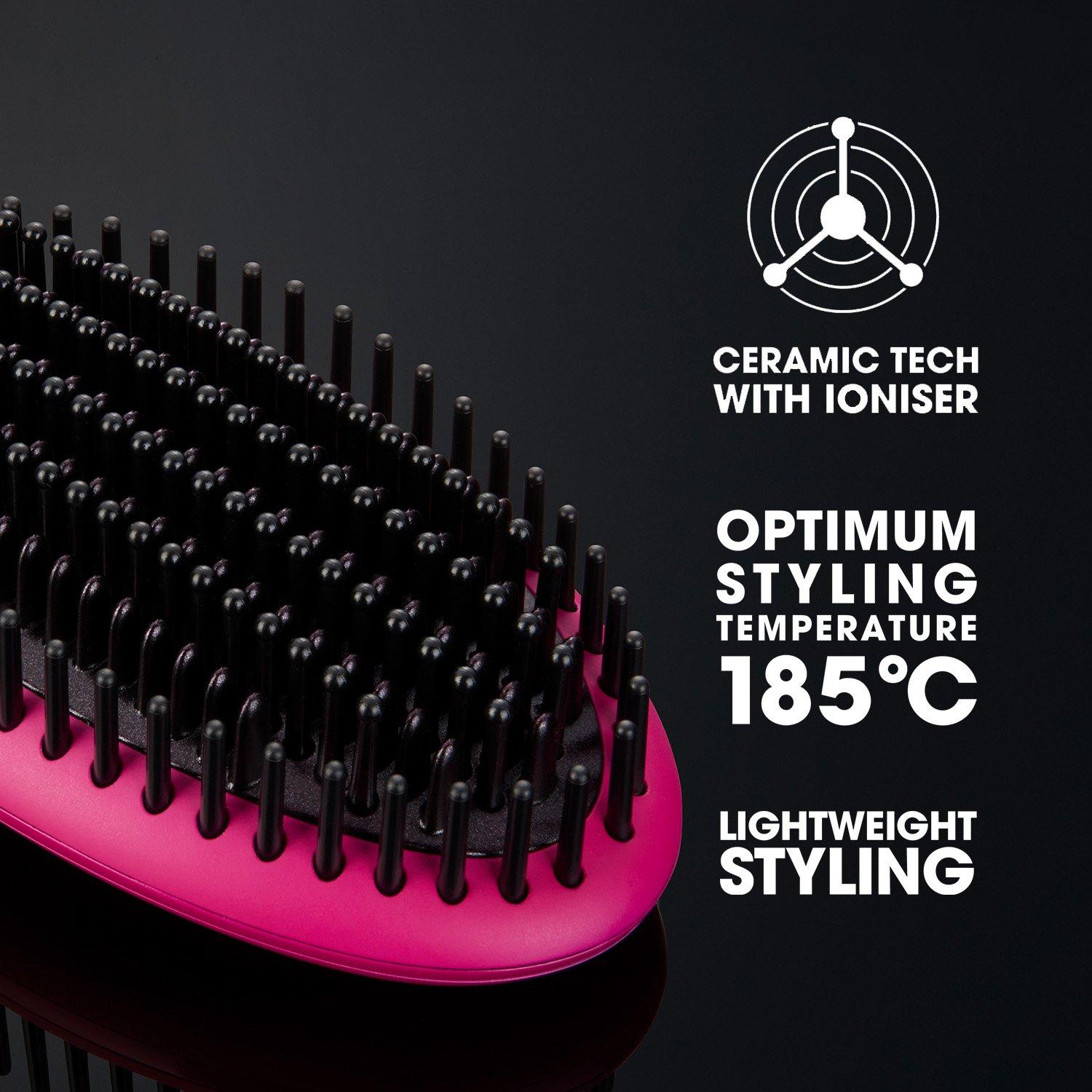Hot Pink - GHD - ghd Glide Hot Brush – Pink Charity Edition - 4