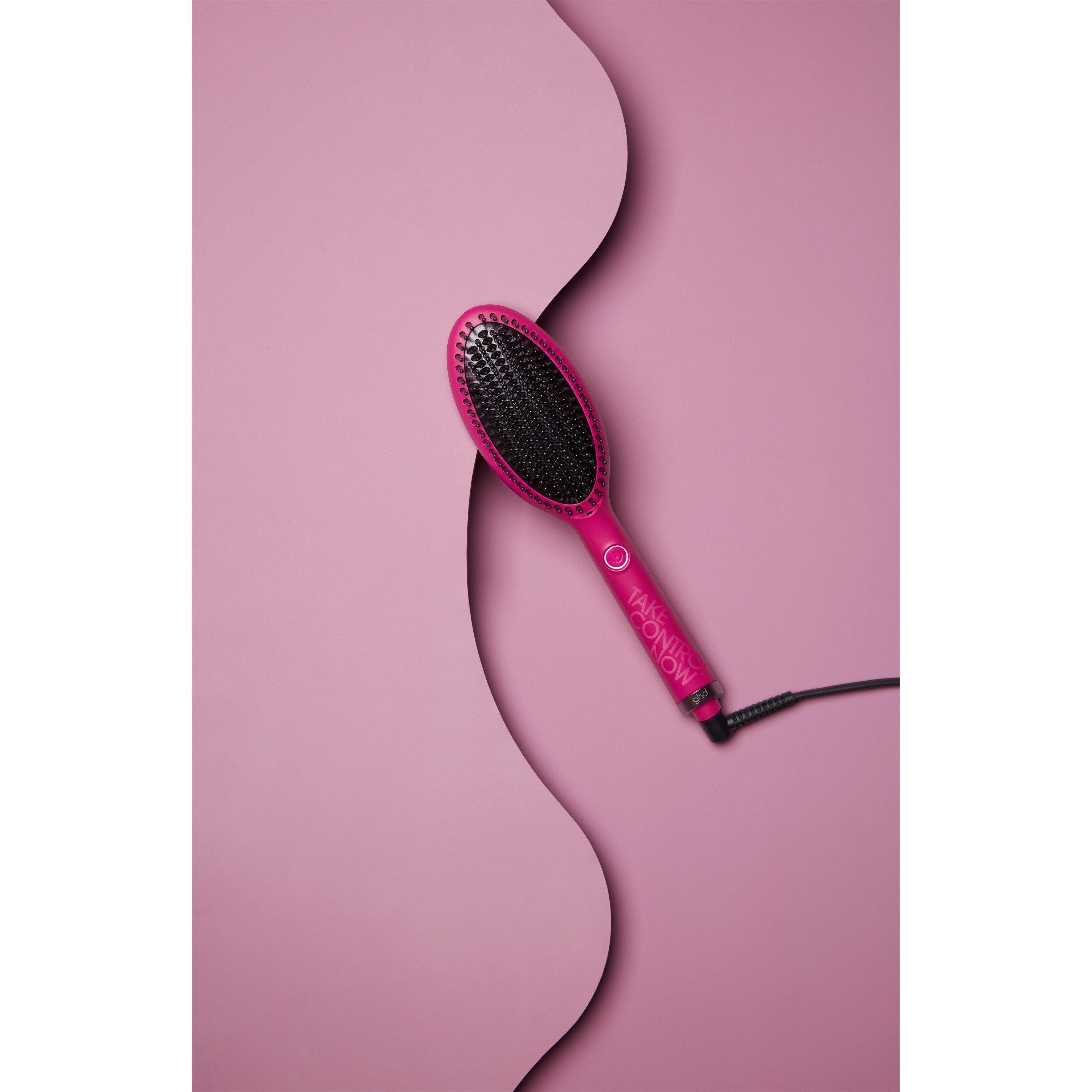 Hot Pink - GHD - ghd Glide Hot Brush – Pink Charity Edition - 6