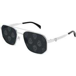 Alexander McQueen Skull Aviator Sunglasses