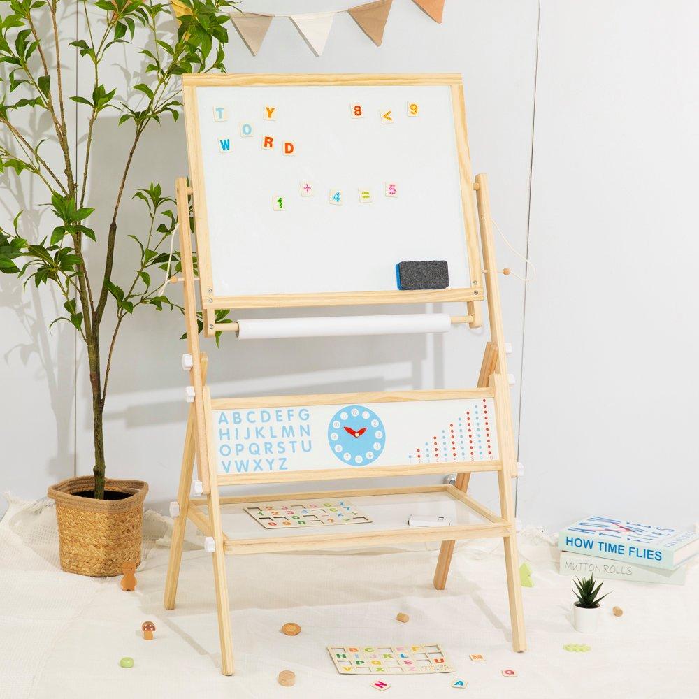 Multi - Tooky Toy - Wooden Double Sided Easel - 2