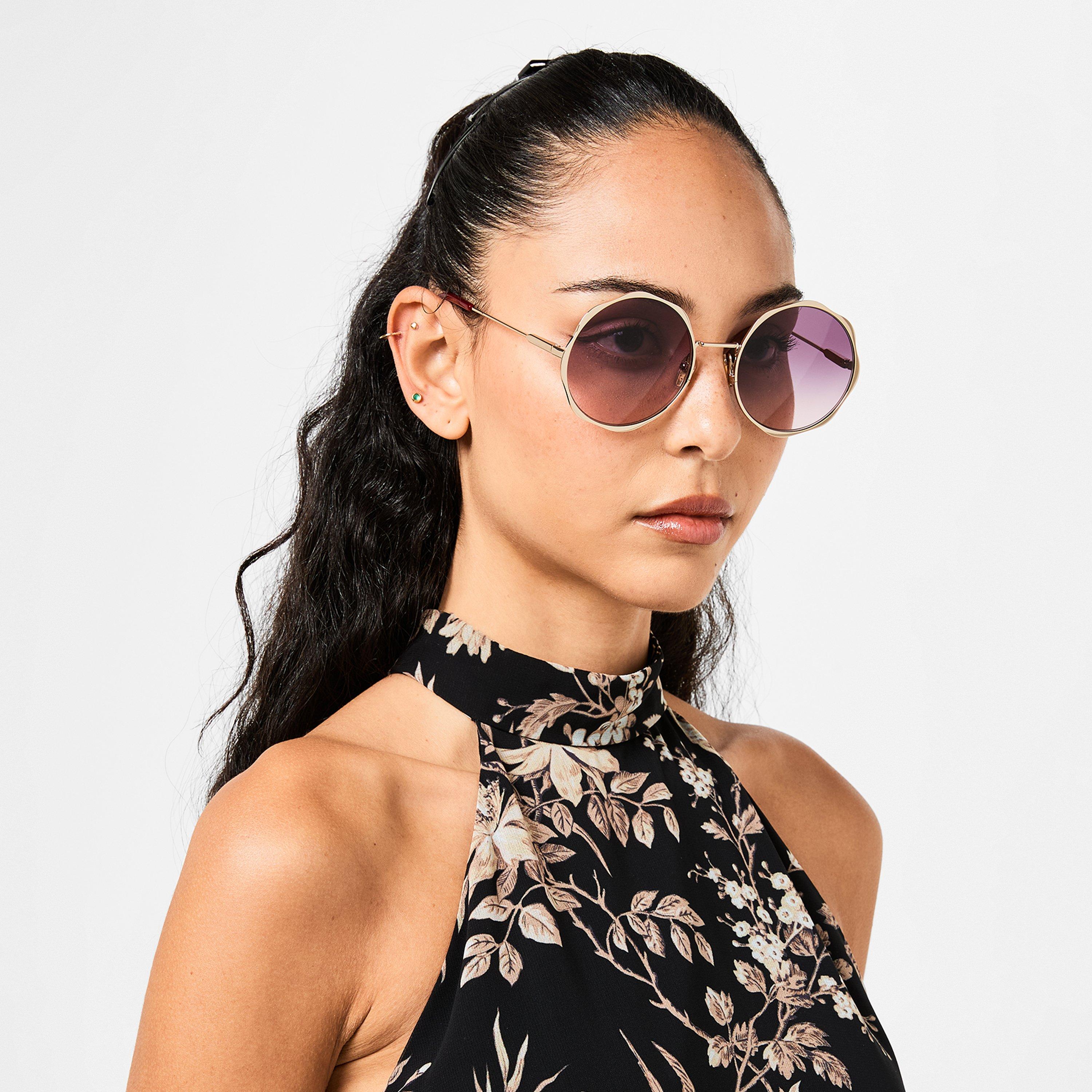 Gold/Violet - Chloe - Ch0184s Sunglasses - 2