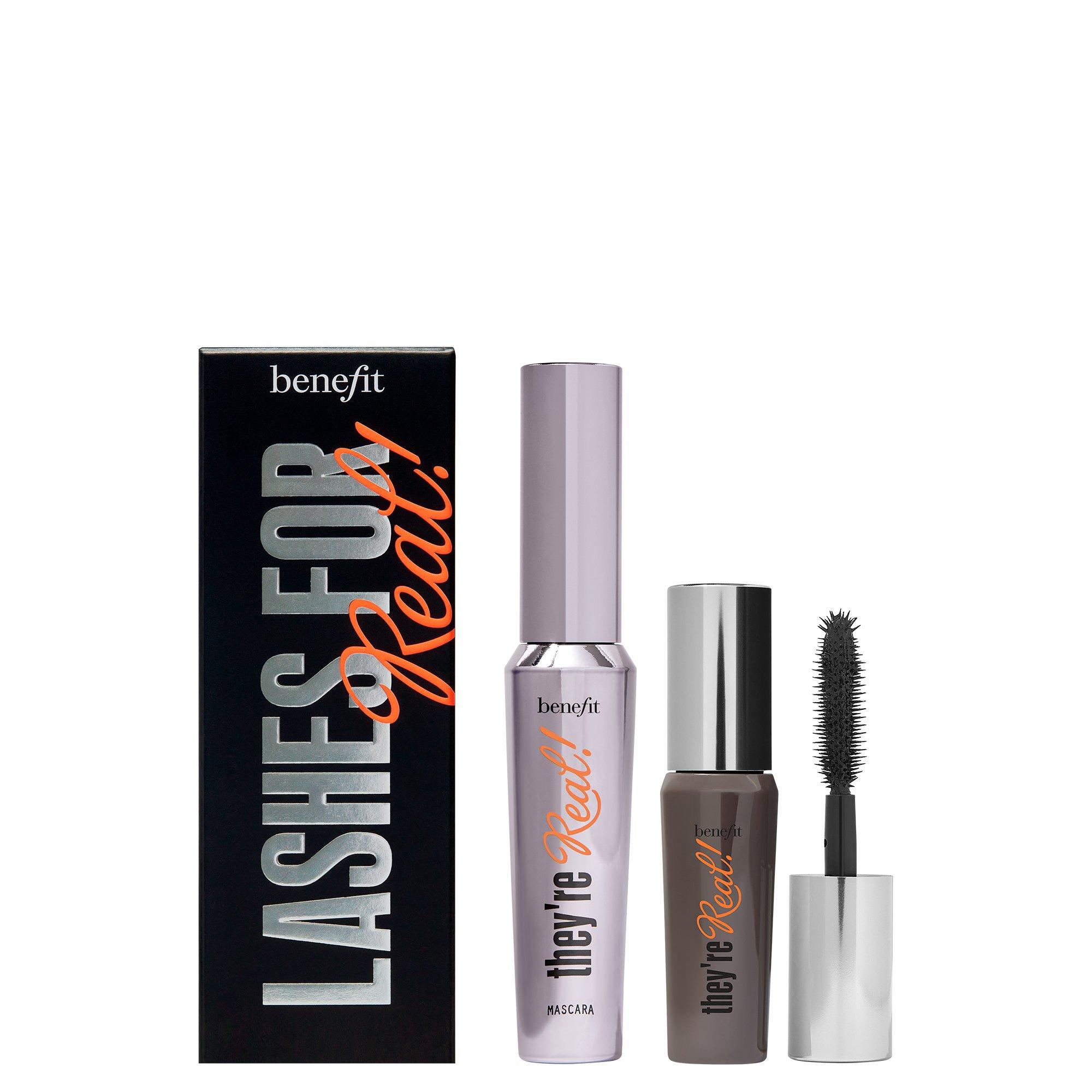 Black - Benefit - Lashes For Real They're Real Mascara Booster Set - 1