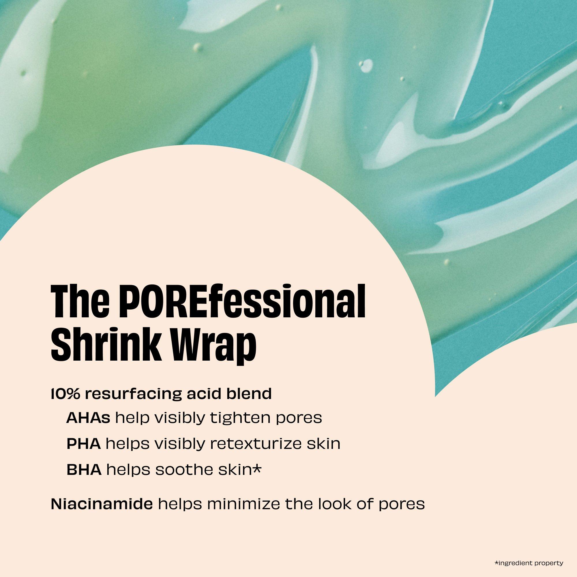 Clear - Benefit - The POREfessional Shrink Wrap Overnight AHA+PHA Pore Treatment - 8