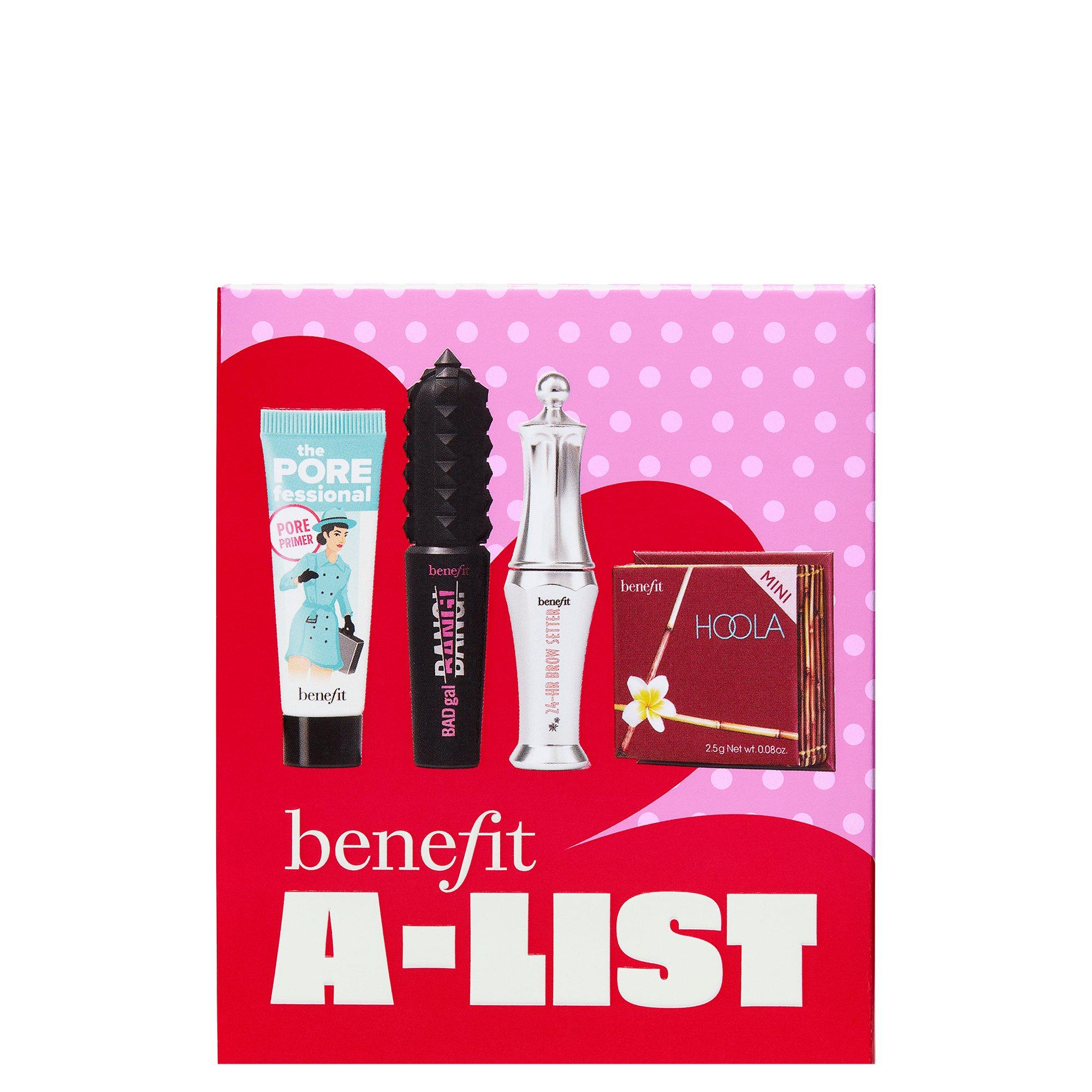 Clear - Benefit - The Benefit A-list Mini Mascara, Brow Setter, Bronzer, & Primer Set - 1