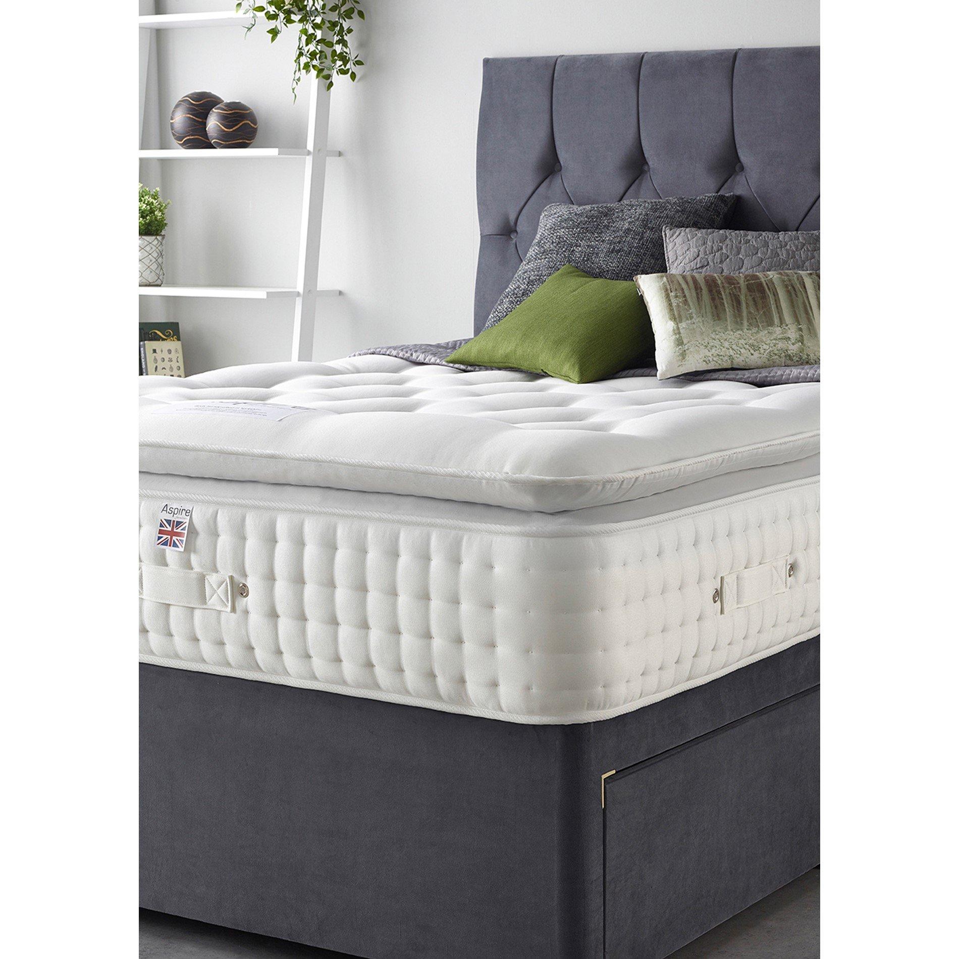 White - Aspire - Aspire Alpaca Silk 3000 Pocket Pillowtop Mattress - 1