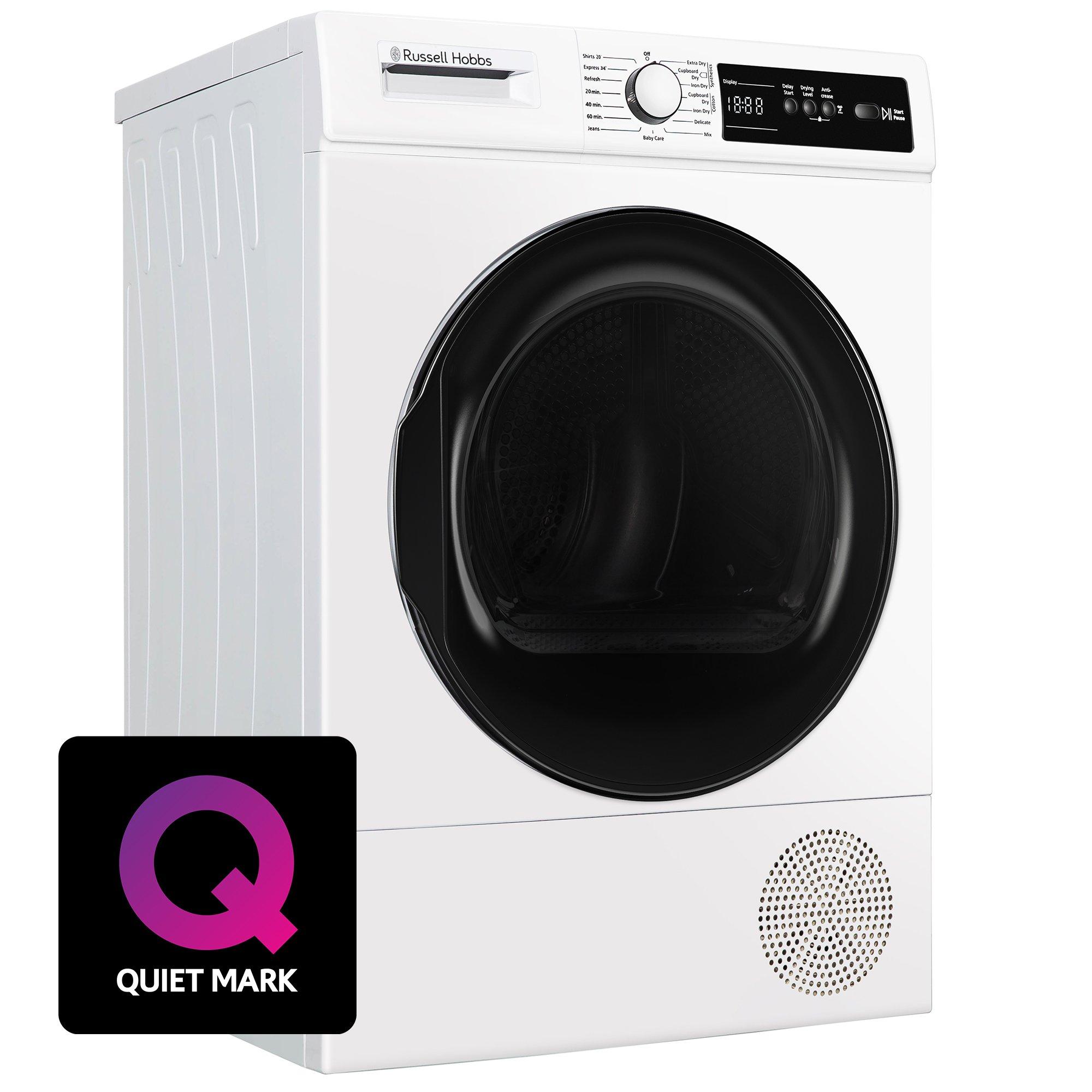 White - Russell Hobbs - RH9HPTD111W Heat Pump Tumble Dryer - 4