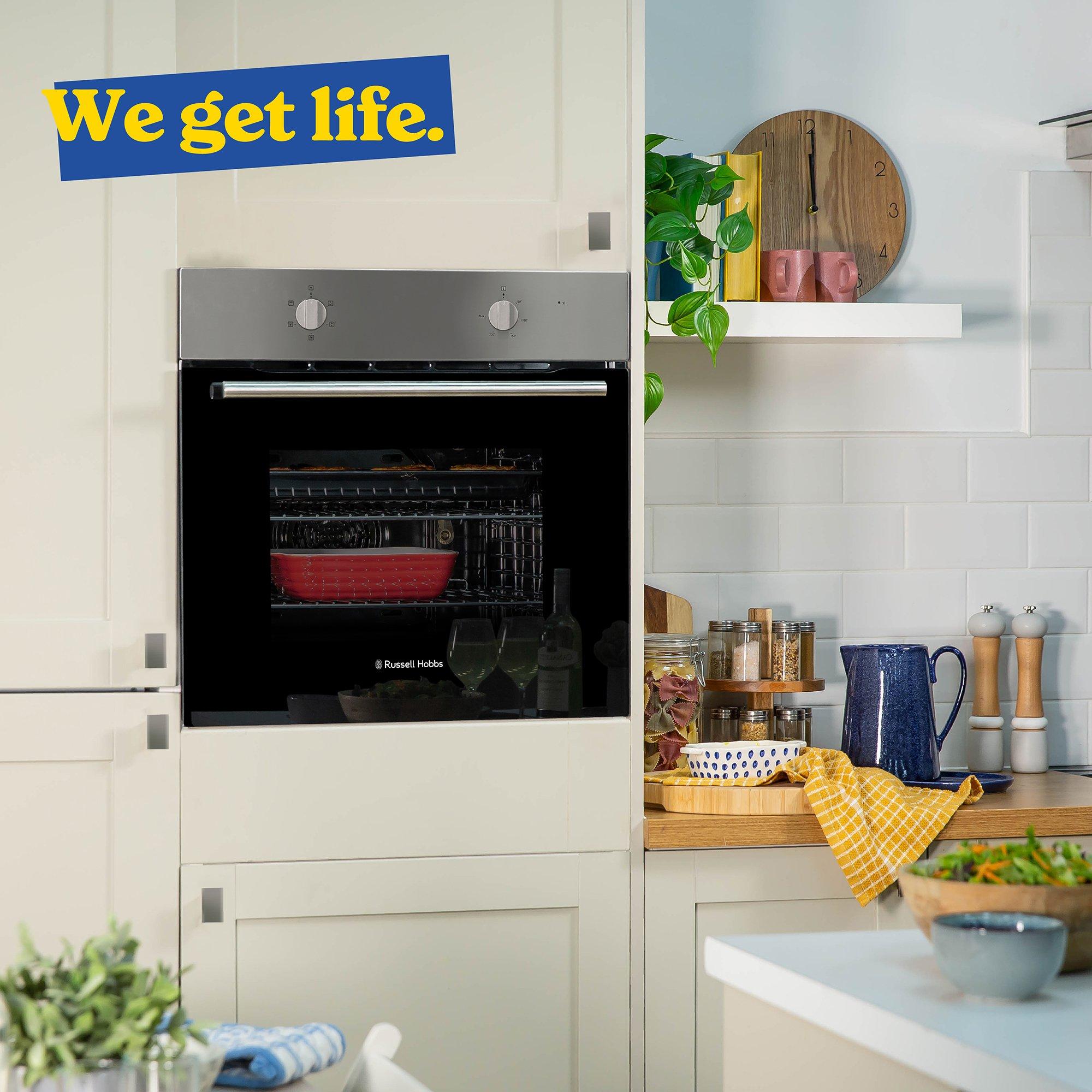 Stainless Steel - Russell Hobbs - Russell Hobbs RHFEO7004SS 70L Electric fan oven - 9