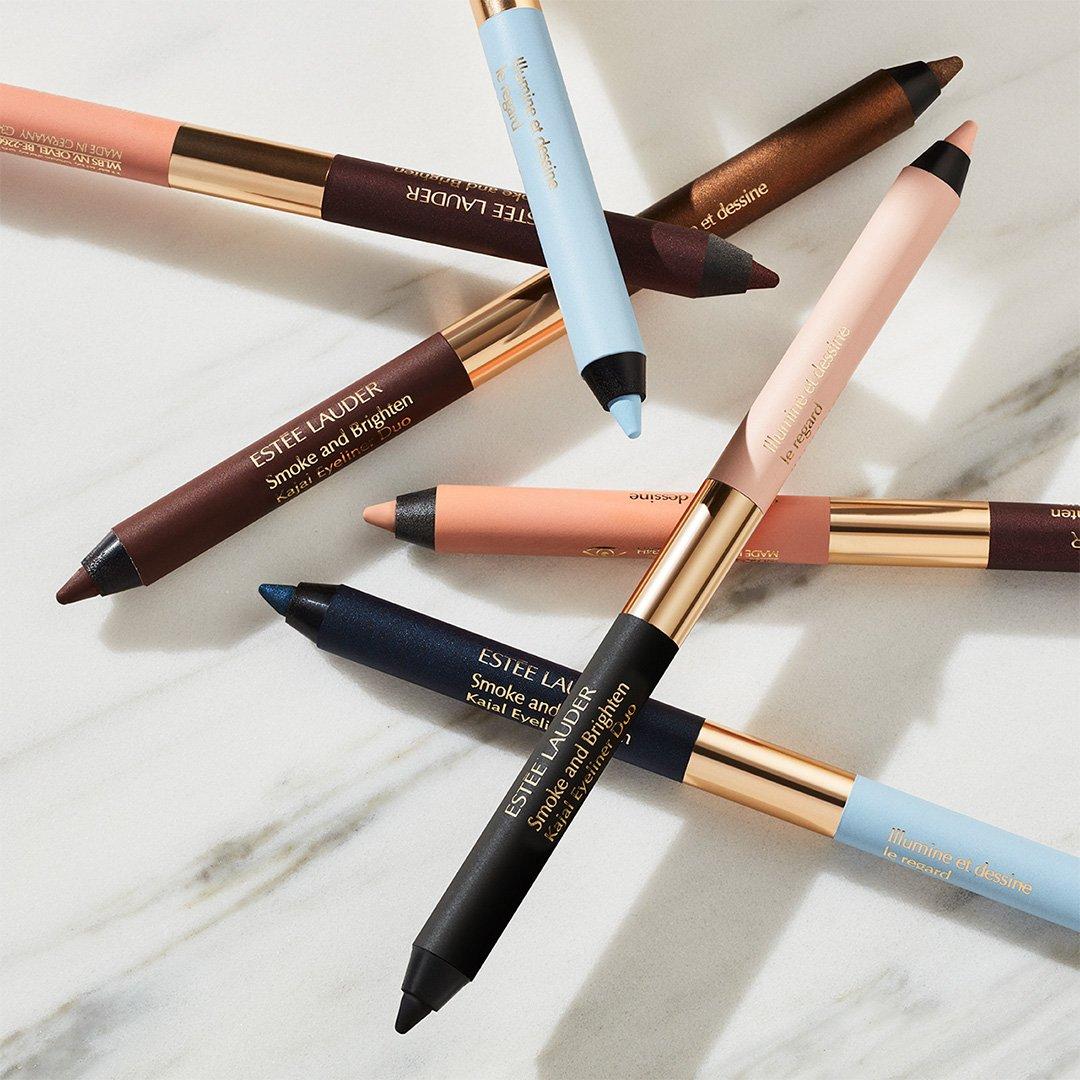 Bordeaux Ivory - Estee Lauder - Smoke & Brighten Kajal Eyeliner Duo - 4