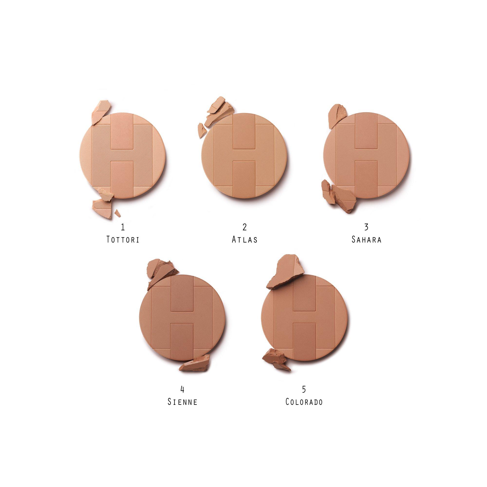 04 Sienne - Hermes - Hermès Plein Air, H Trio healthy glow mineral powder - 8