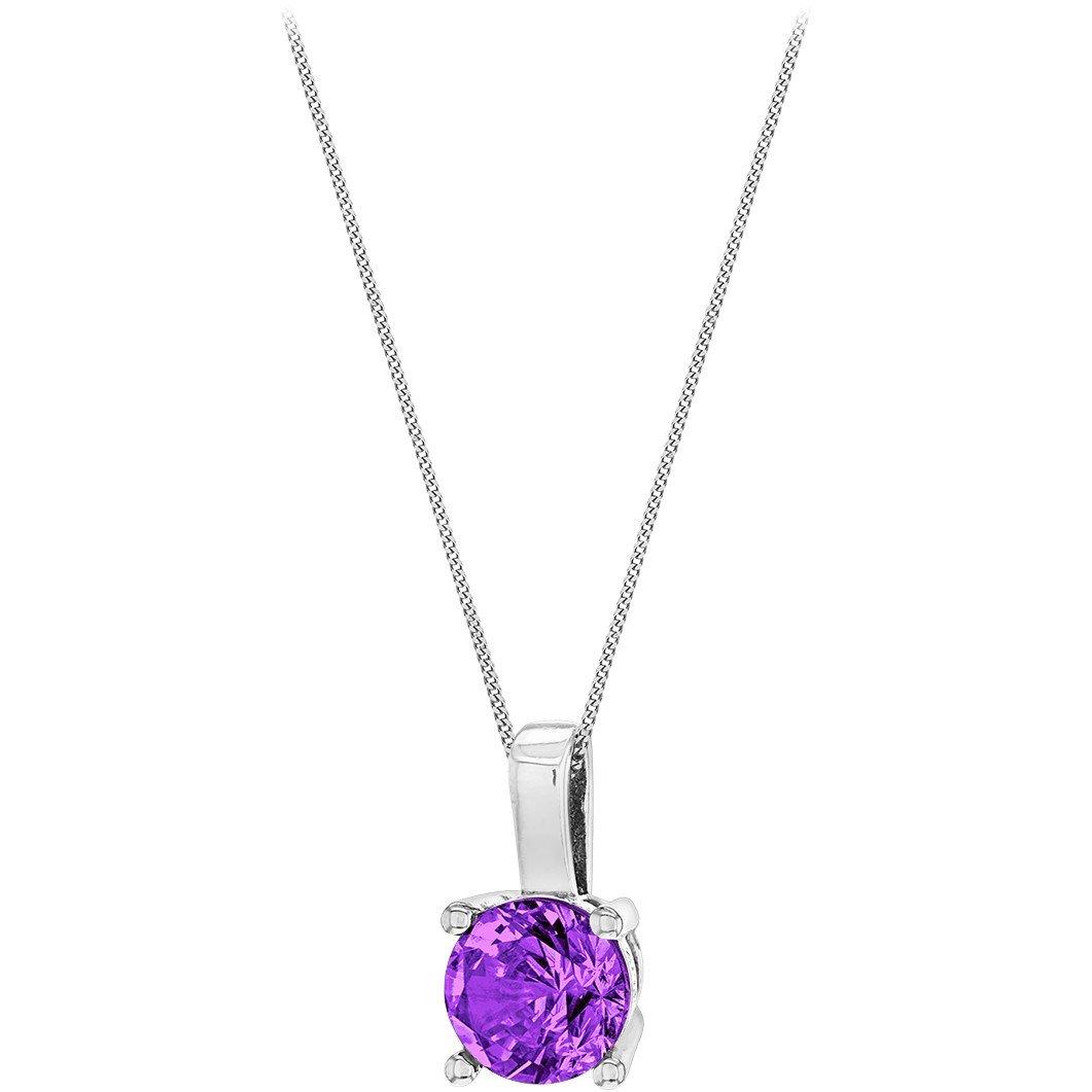 Sterling Silver - Be You - Sterling Silver CZ Birthstone Necklace - 2