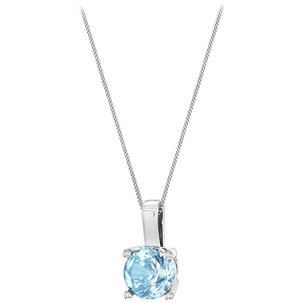 Sterling Silver - Be You - Sterling Silver CZ Birthstone Necklace - 3