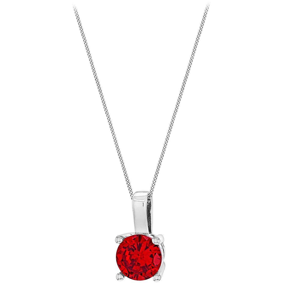 Sterling Silver - Be You - Sterling Silver CZ Birthstone Necklace - 7