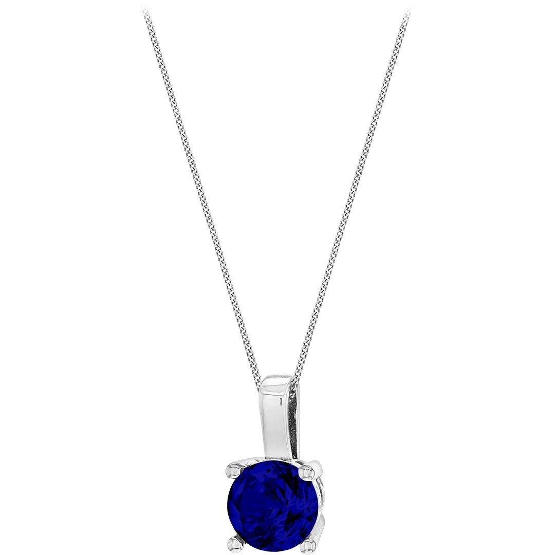 Sterling Silver - Be You - Sterling Silver CZ Birthstone Necklace - 9