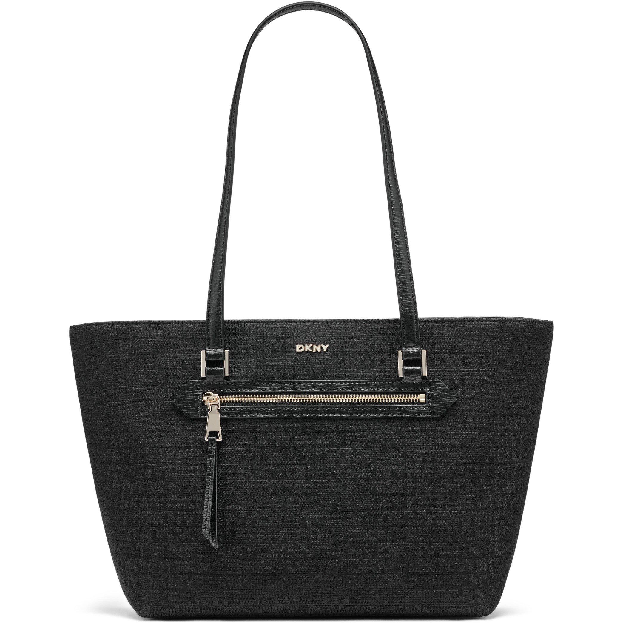 Negro azabache - DKNY - Women's Bryant Monogram Tote Bag - 1